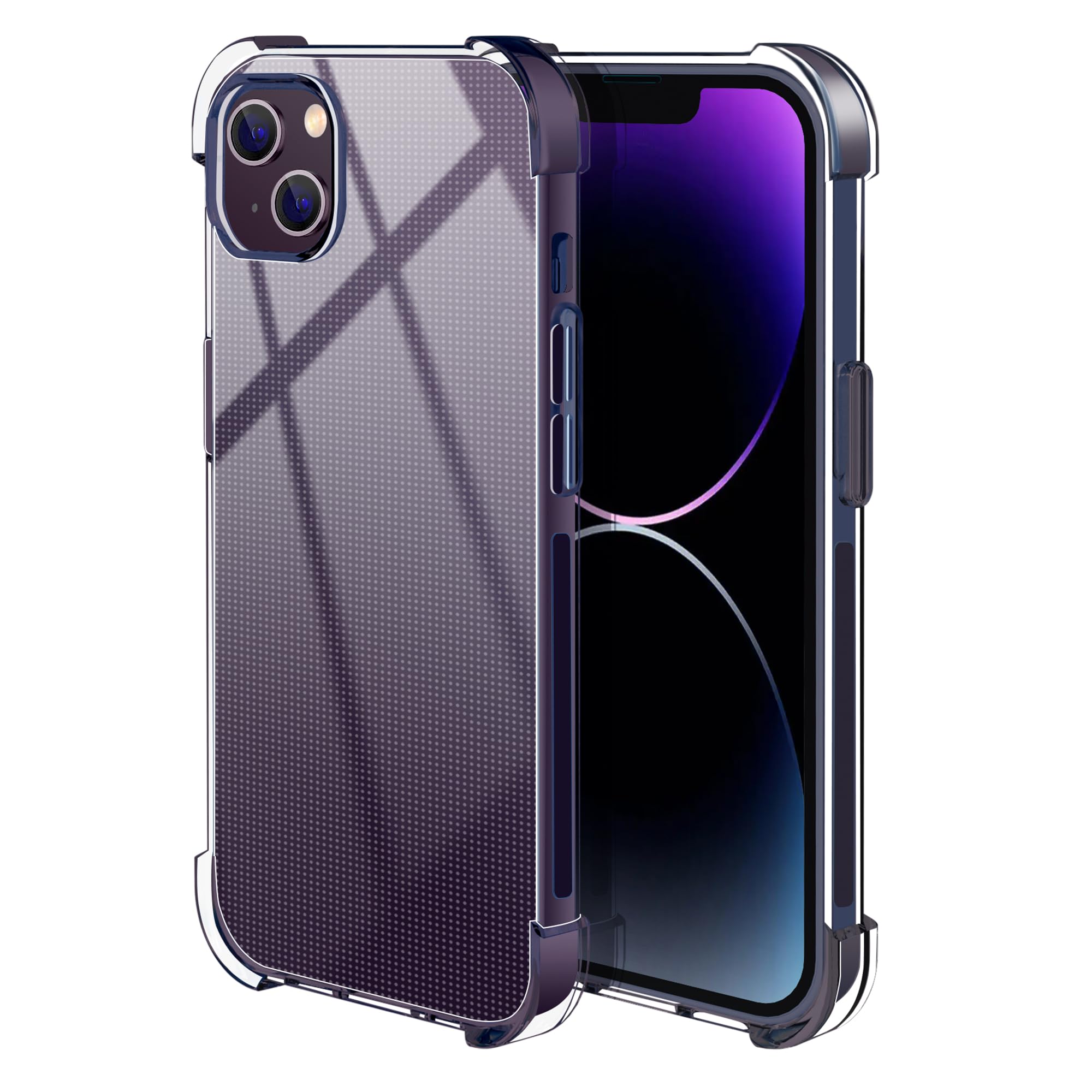 Quanzhou Chenchenchen E Commerce Co.,Ltd Designed For Iphone 14 Case 6.1 Inch, Shockproof Bumper Cover, Anti Scratch Clear