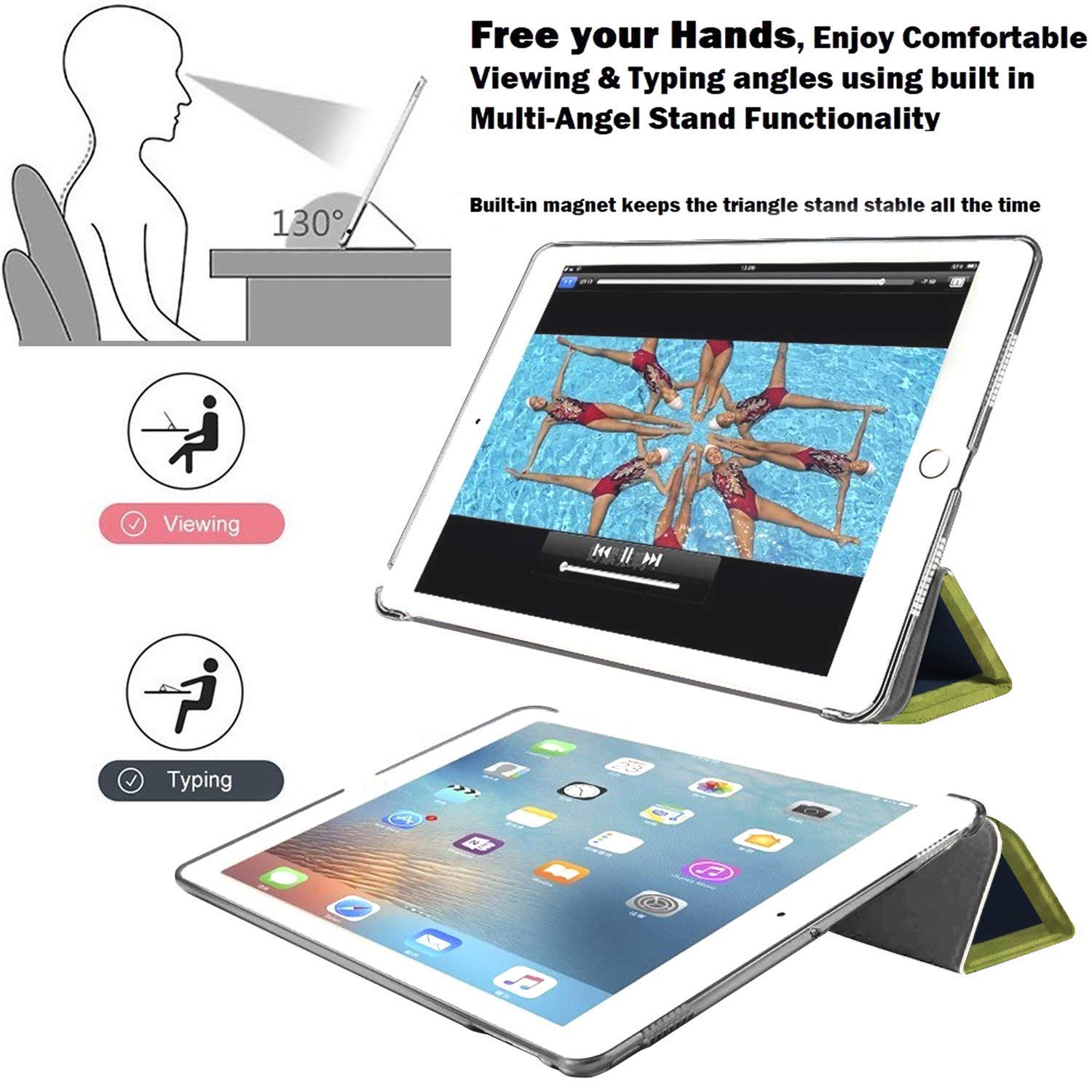 Durasafe Cases For Ipad Pro 11 Inch 1 Gen 2018 [ Pro 11 1St ] A1980 A1934 A2013 A1979 Mu0T2Ll/A Mu0Y2Ll/A Mtxn2Ll/A Mtxp2Ll/A Pr