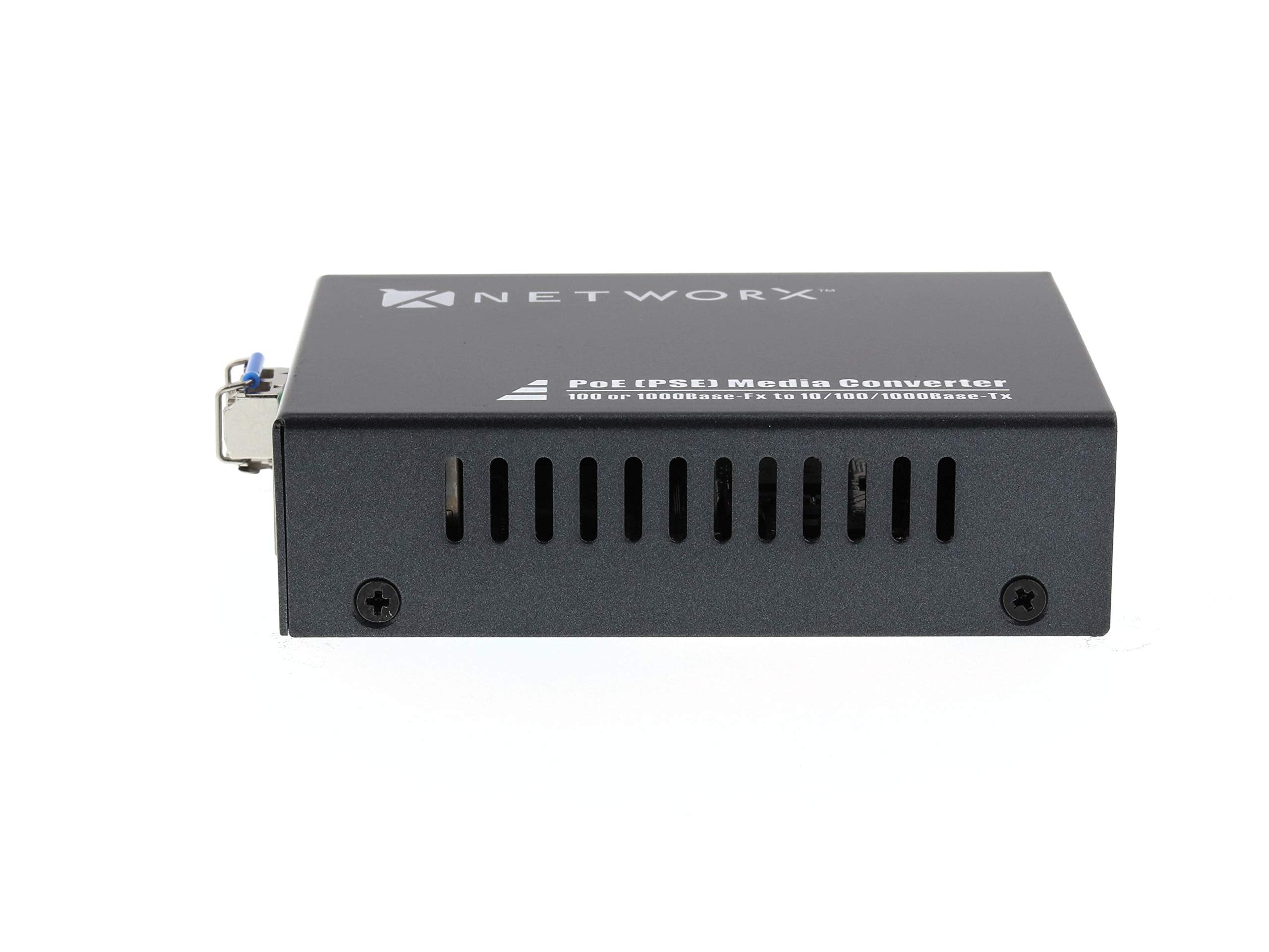 Gigabit Poe Fiber Media Converter   1000Base Lx Lc Multimode