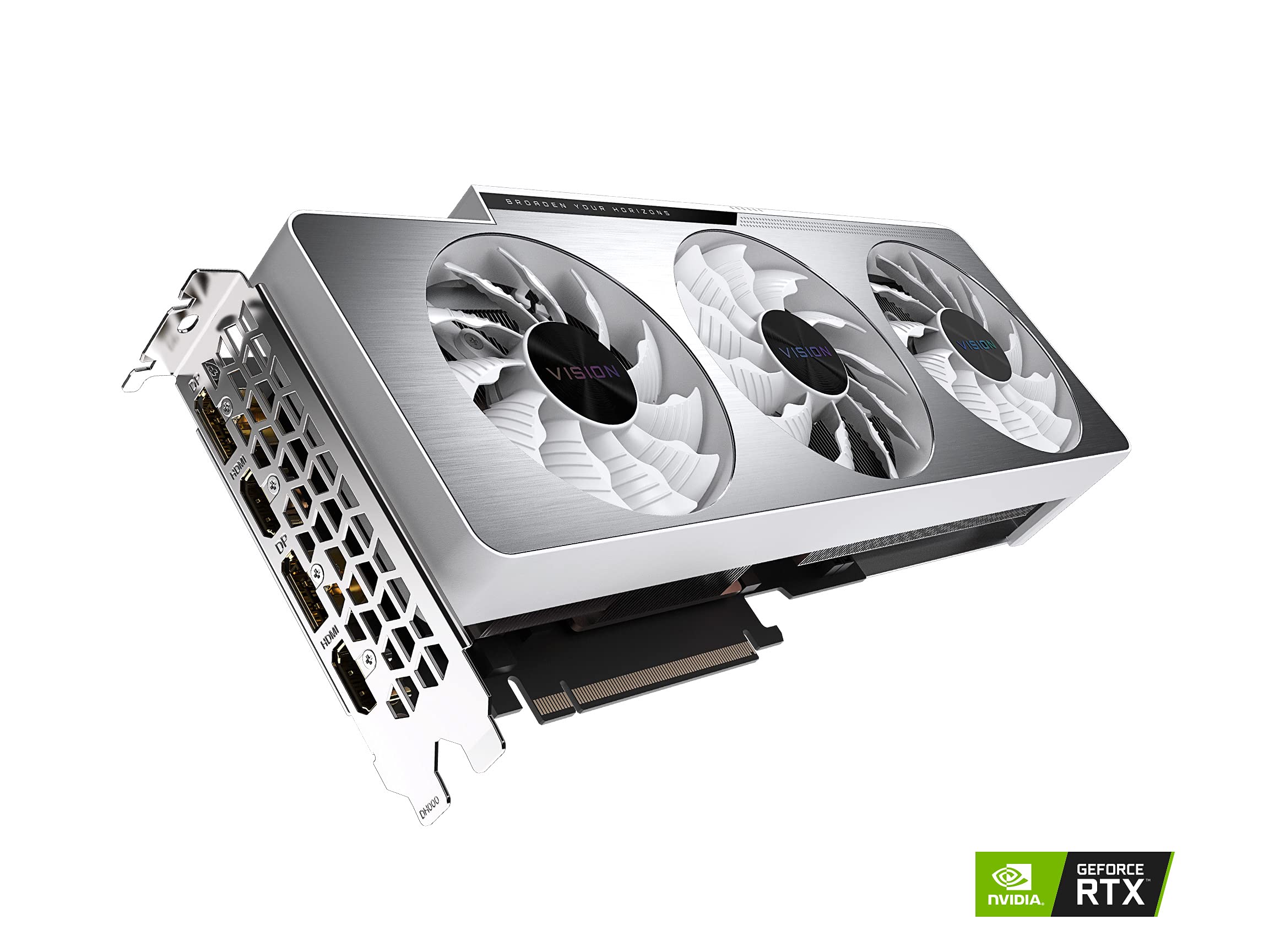 Gigabyte Geforce Rtx 3070 Ti Vision Oc 8G Graphics Card, Windforce 3X Cooling System, 8Gb 256 Bit Gddr6X, Gv N307Tvision Oc 8Gd