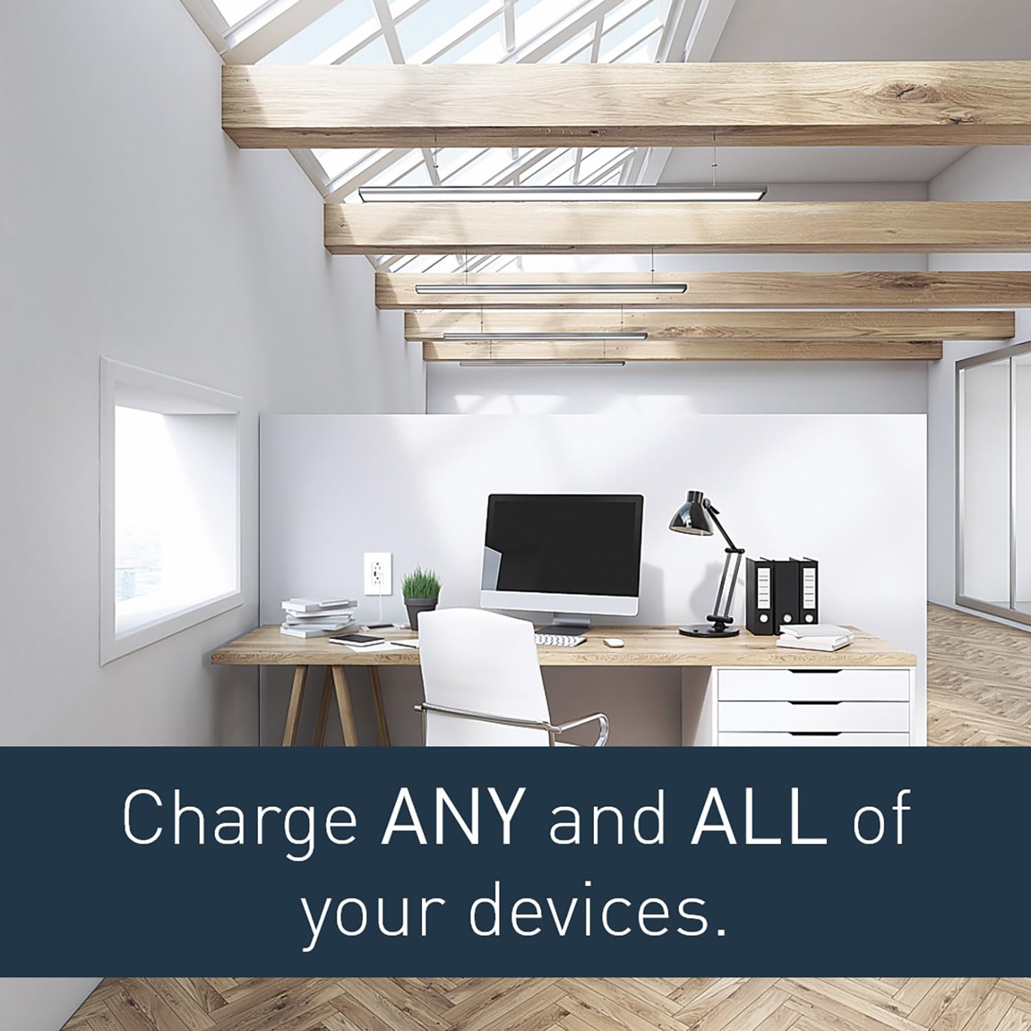 Legrand Wiremold In Wall Power Outlet Extender Kit, White, 6 Foot Cable, For Kitchen Remodel And Outlet Relocation, Iwpe Wh