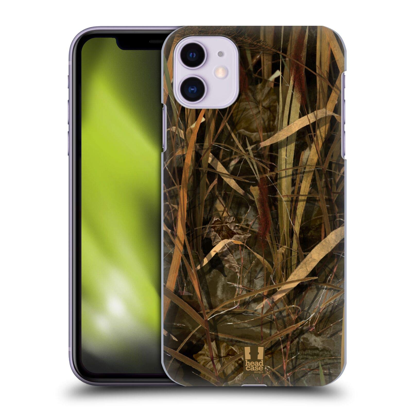 Head Case Designs Dry Duck/Waterfowl Season Camouflage Hunting Hard Back Case Compatible with Apple iPhone 11
