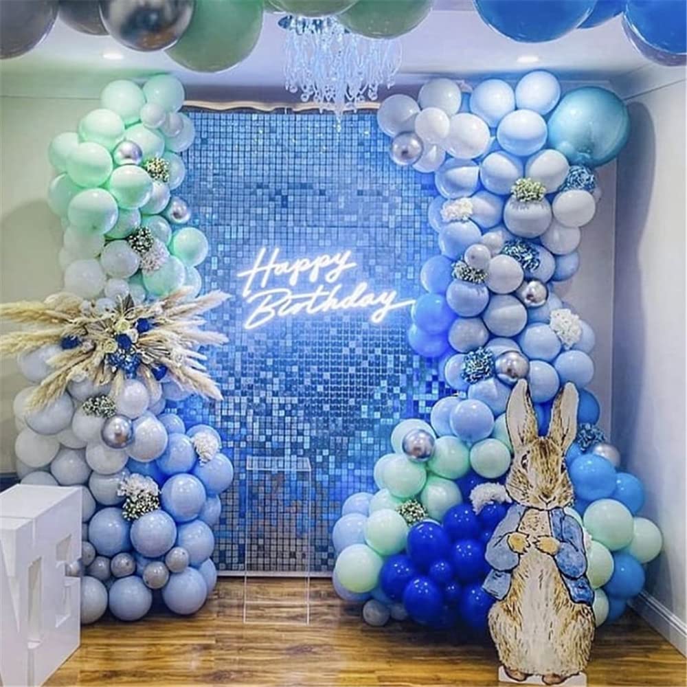 Pink Shimmer Wall Backdrop (Pack Of 24) Square Shimmer Panels Sequin Photo Backdrops Decoration For Birthday Anniversary Engagem