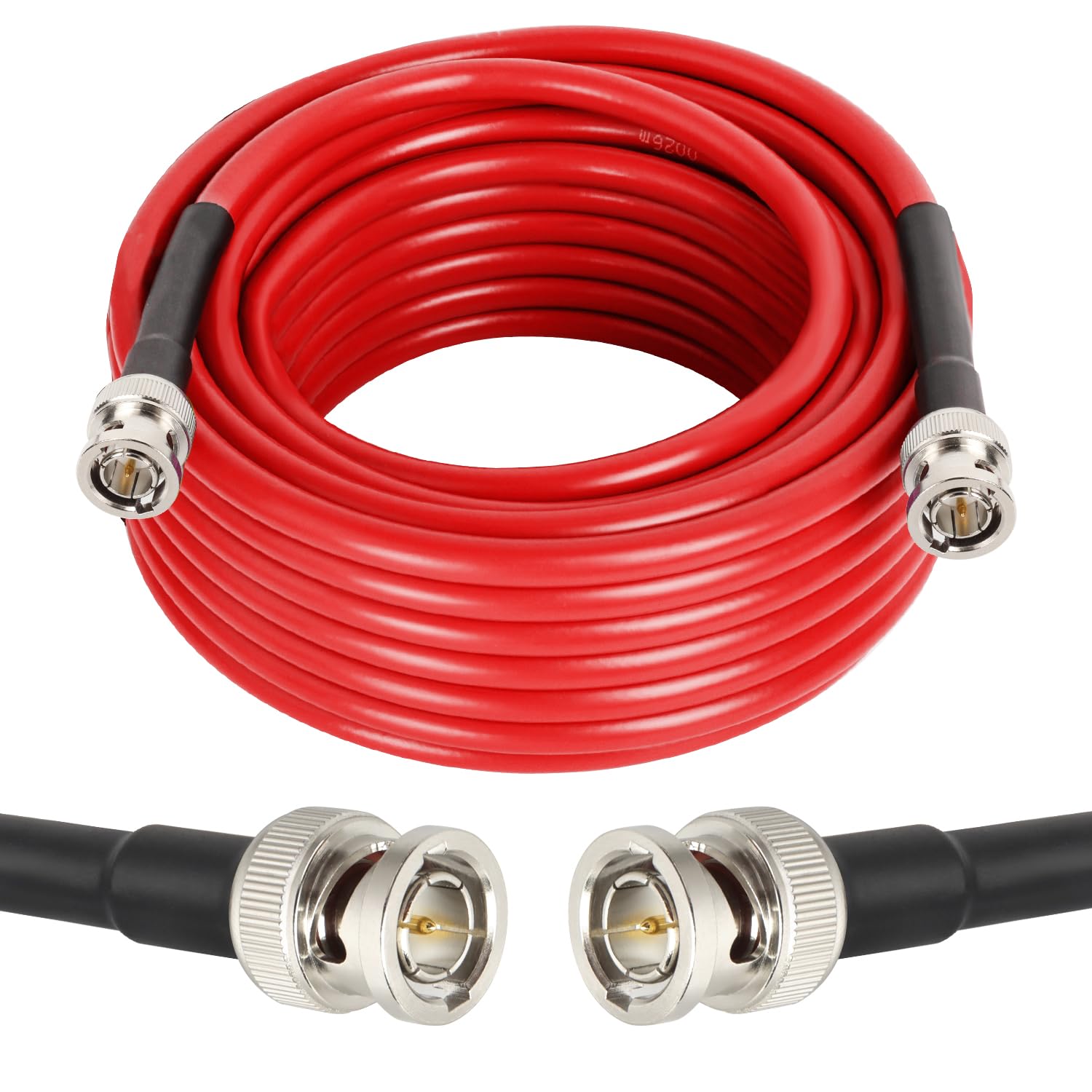 35Ft Sdi Cable Bnc Cable Xrds Rf Hd Sdi Cable Bnc Digital Video Cable 75 Ohm Rg59 Bnc Male Cable For 4K 1080P 3G/6G Hd Sdi Camer