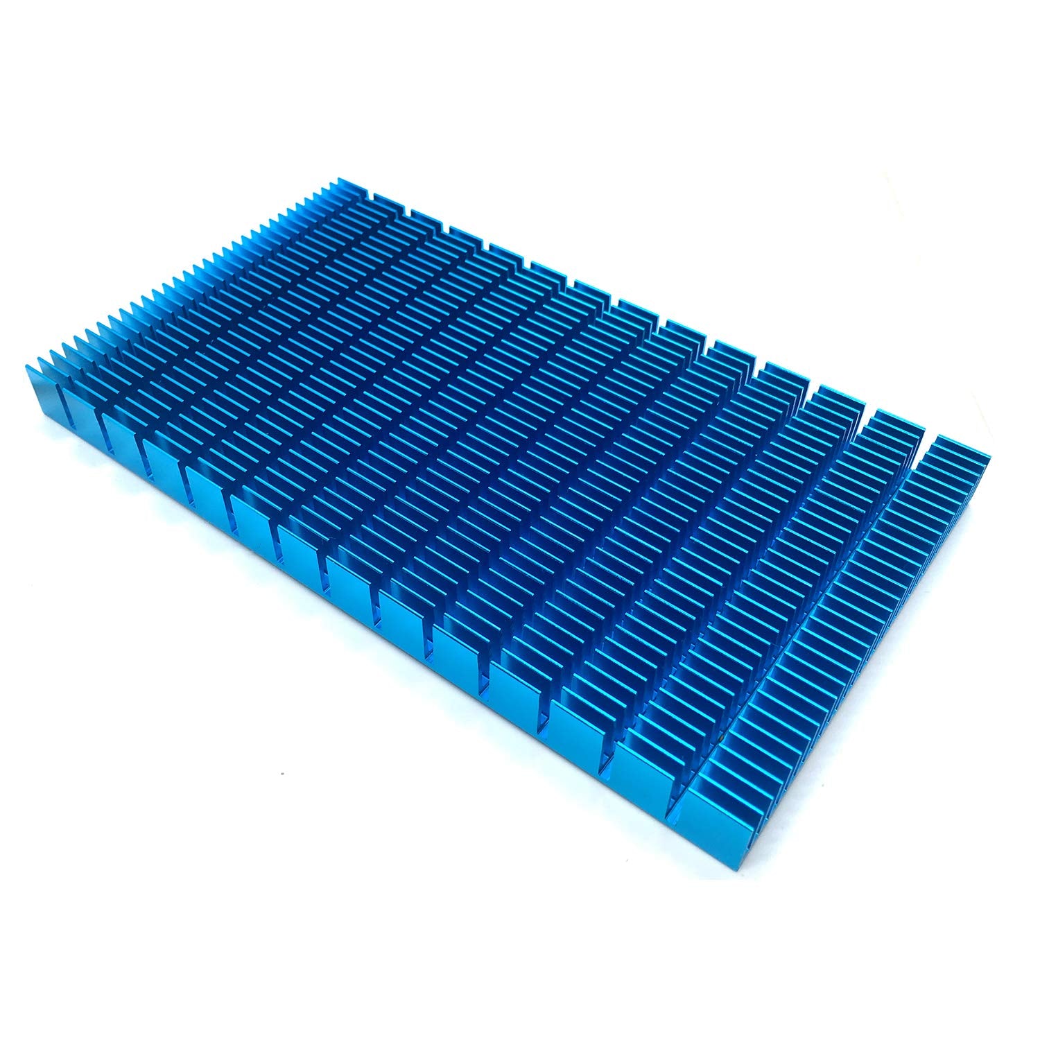 Aluminum Heat Radiator Heatsink Cooling Fan 150X85X12Mm Blue Tone