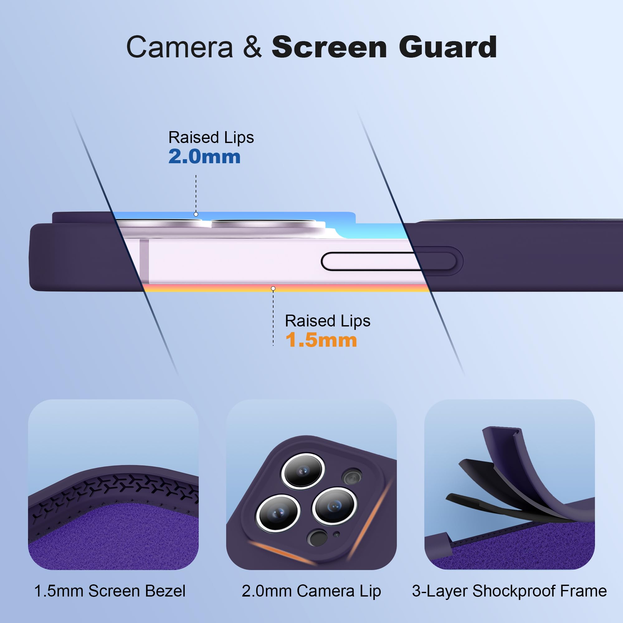 Skylmw Designed For Iphone 12 Pro Case With Magnetic Invisible Stand Compatible With Magsafe Military Drop Tested Shockproof Sil