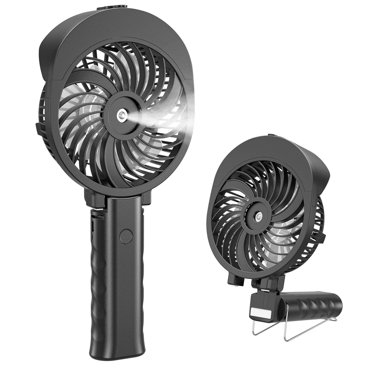 Handfan Personal Misting Fan, 55Ml Large Water Tank, Poratable Handheld Rechargeable Mister Fan, Battery Operated Mist Fan, 180A