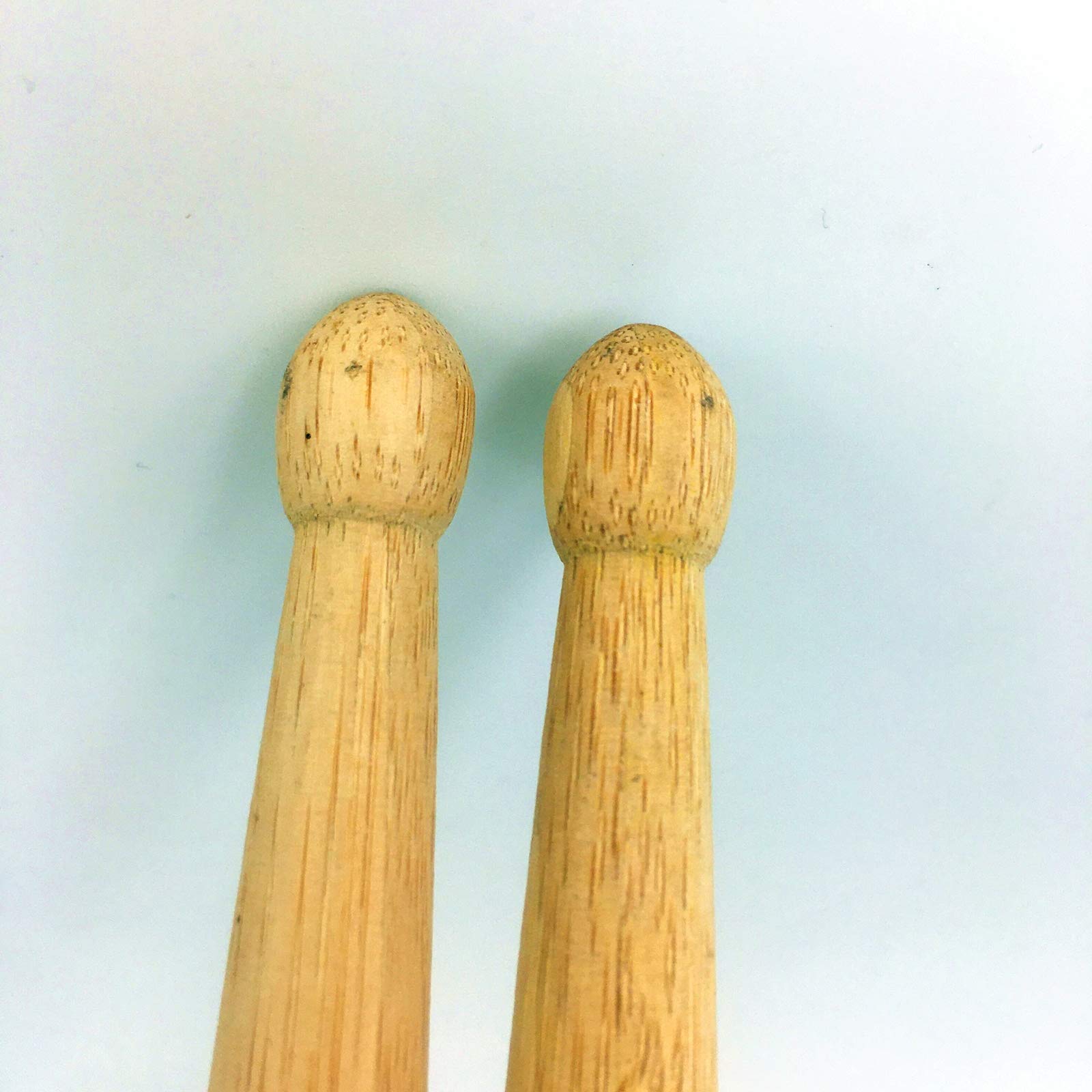 Miwayer 5B Bamboo Drumsticks 6'' Light Durable With Teardrop Shaped Tips Musical Instrument Percussion Accessories