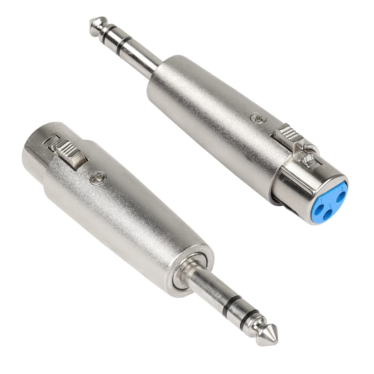Pngknyocn 1/4'' To Xlr Adapter,6.35Mm Trs Male To Xlr Female Stereo Balanced Audio Connector For Mixer, Speaker, Microphone And