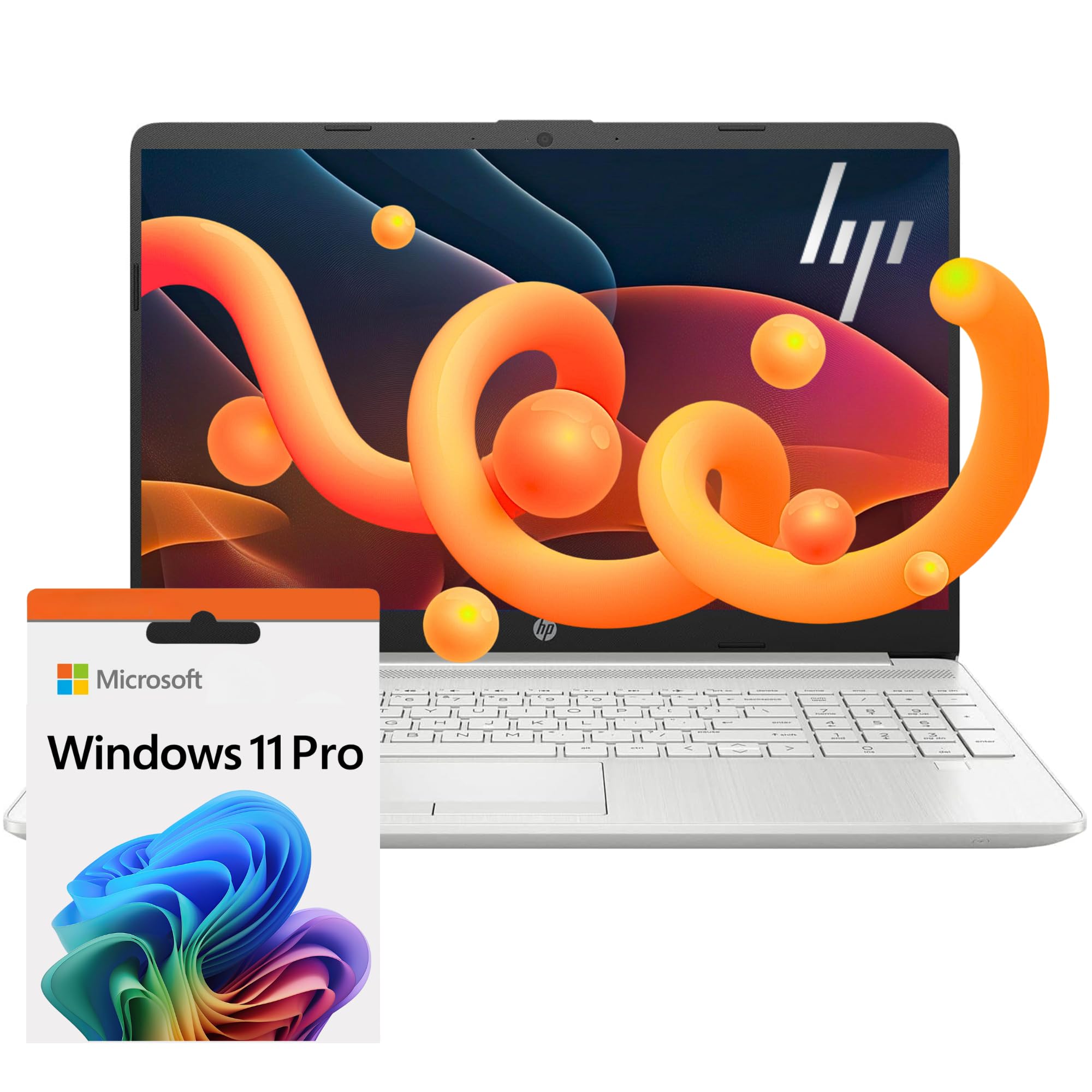 Hp 255 G10 Laptop for Home or Work, 32GB RAM, 1TB SSD Storage, 15.6 HD, 4 Core Intel I3, HDMI, USB-C, Windows 11 Pro, Ethernet P