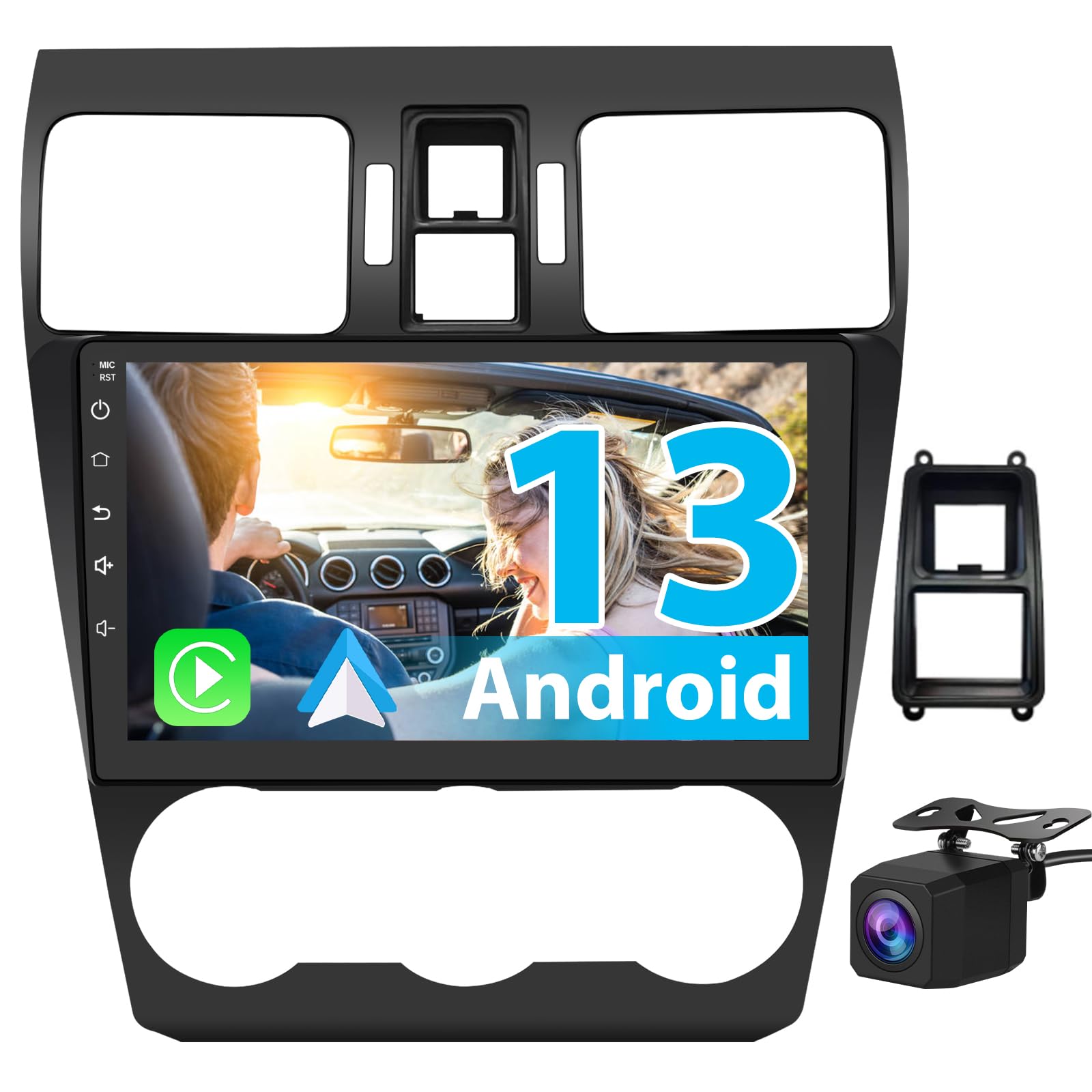 Android 13 Car Radio Stereo For Subaru Forester Wrx Impreza 2013 2014 2015, 9 Inch Touch Screen 2G+32G Head Unit With Carplay/An