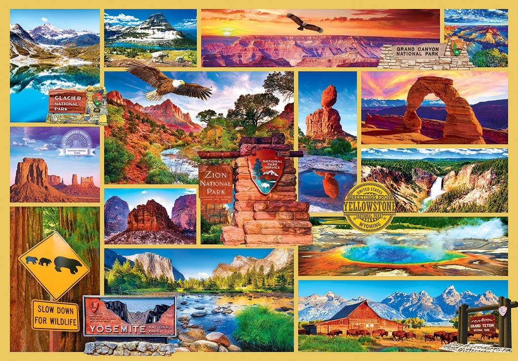 RoseArt - Kodak - US National Parks - 1500 Piece Jigsaw Puzzle for Adults