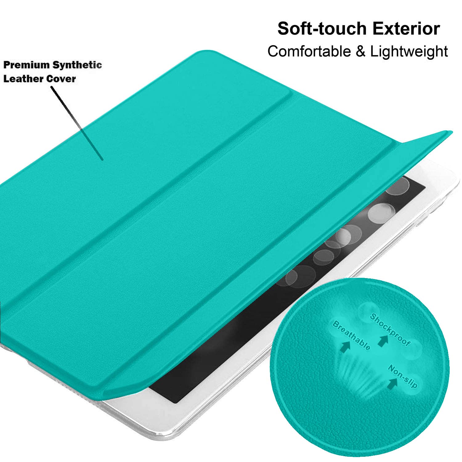 Durasafe Cases For Ipad Pro 9.7 Inch Pc Case A1673 Mlmp2Ll/A Mm172Ll/A Mlmn2Ll/A Mlmq2Ll/A A1674 A1675 Mlmw2Ll/A Mlmx2Ll/A Mm192