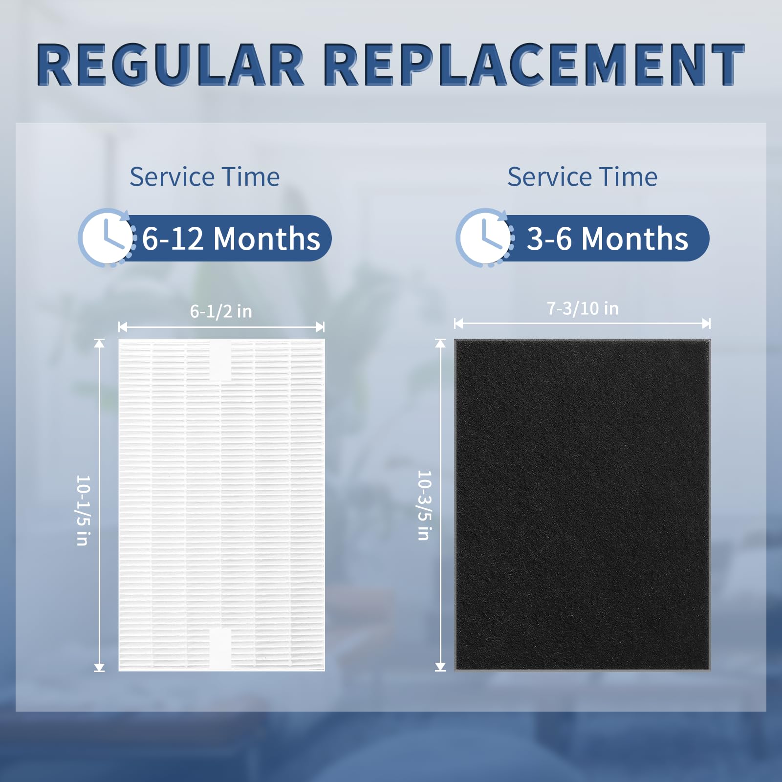 Hpa100 Replacement Filters For Honeywell Hpa100 Hrf Arvp100 Series Air Purifier Hpa094, Hpa100, Hpa104, Hpa105, Hpa3100 And Hpa5
