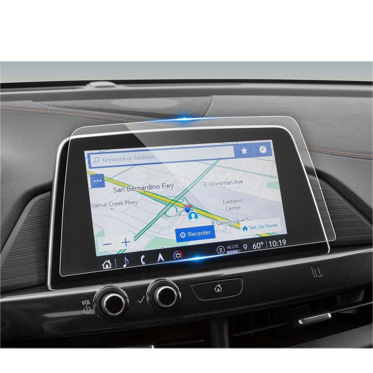 Cdefg Tempered Glass Screen Protector For 2020 2021 2022 2023 2024 Cadillac Ct4 2024 Ct4-V / 2023 Xt4 Luxury, Premium Luxury, Sport, Ct4-V And Ct4-V Blackwing 8' Touch Screen, Display Cover (8 Inch)