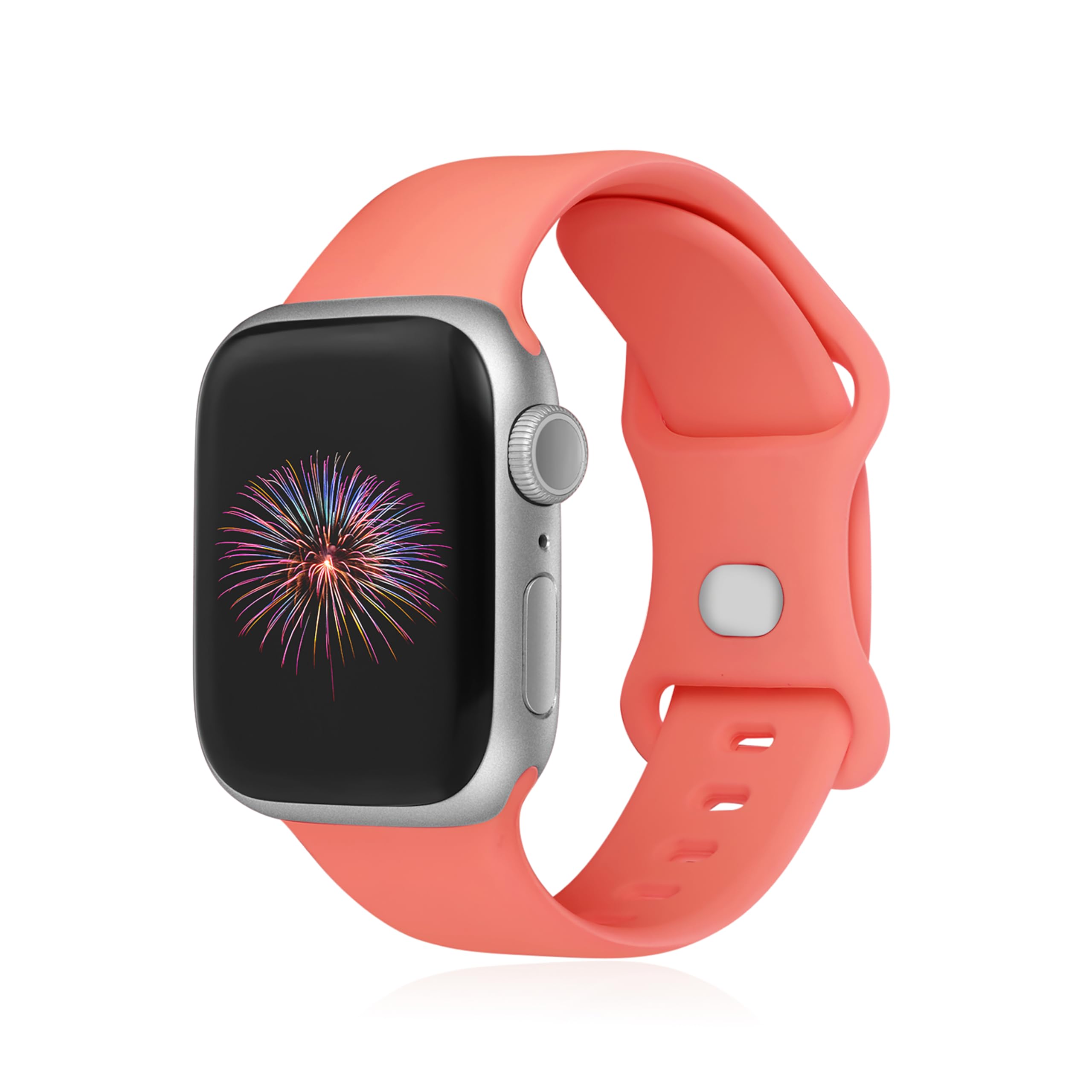 GINNARY Sport Bands Compatible with Apple Watch Band 38mm/40mm/41mm/42mm/44mm/45mm/49mm Women Men,Soft Silicone Strap Compatible