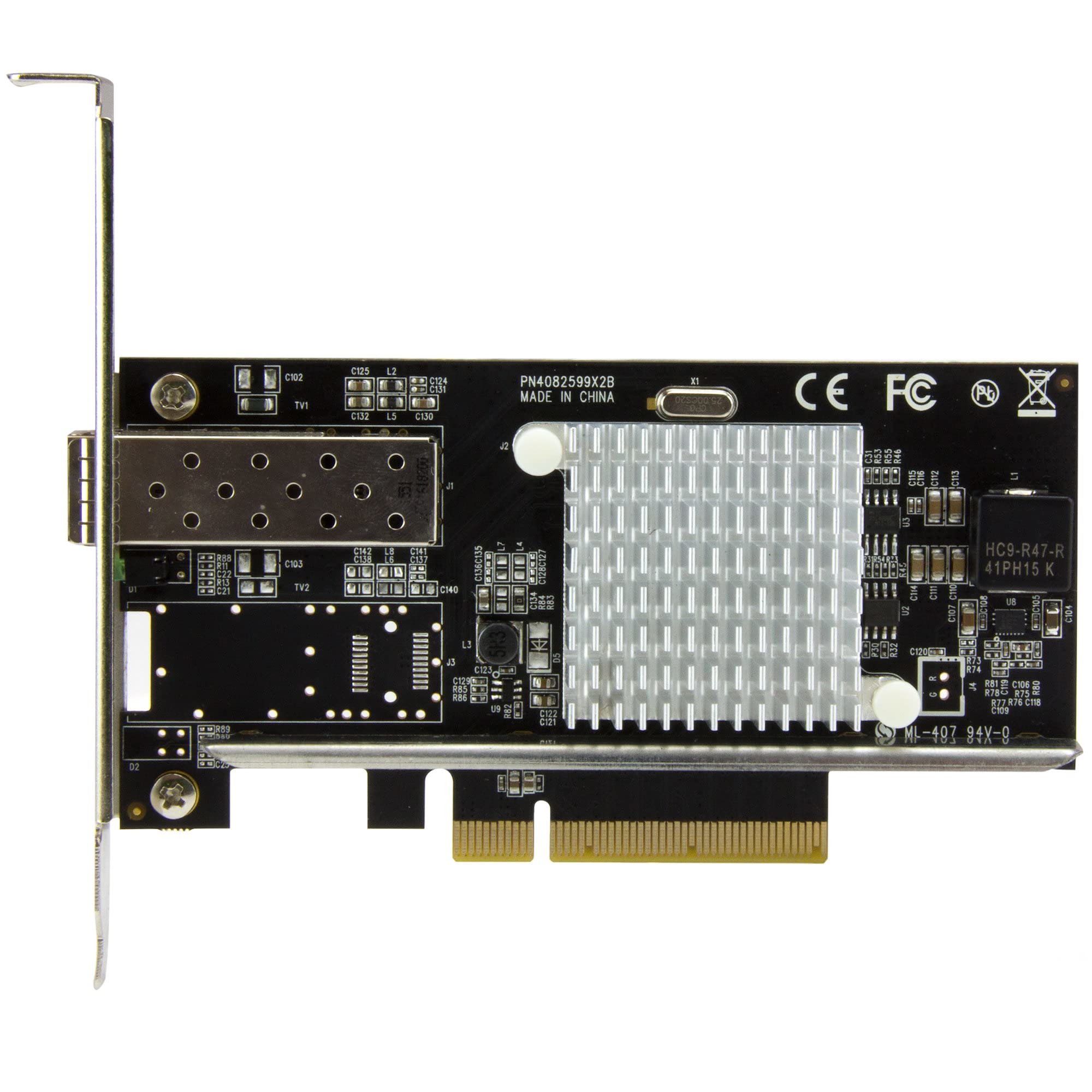 Startech.Com 10G Network Card   Mm/Sm   1X Single 10G Spf+ Slot   Intel 82599 Chip   Gigabit Ethernet Card   Intel Nic Card (Pex