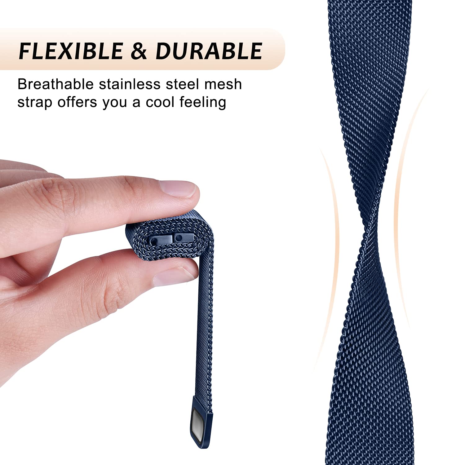 Yiled Metal Watch Bands 20Mm 22Mm Quick Release Watch Strap, Stainless Steel Mesh Replacement Strap For Men Women (20Mm, Royal B