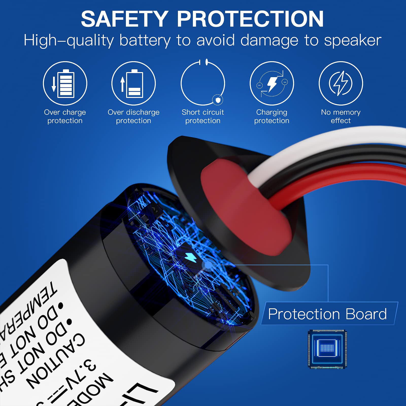 Kratax 3500Mah Rechargeable Replacement Battery For Harman Kardon Onyx Studio 1/2/3/4 Wireless Bluetooth Speaker, Real Capacity Hk Onyx Battery, Same Quality As Original Battery