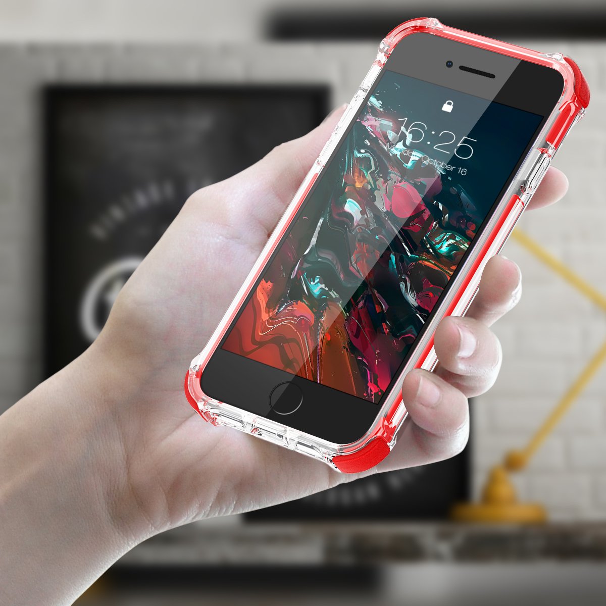 Mateprox Compatible With Iphone Se 2022 Case,Iphone Se 2020 Case Iphone 8 Case Iphone 7 Case Clear Shield Heavy Duty Anti-Yellow