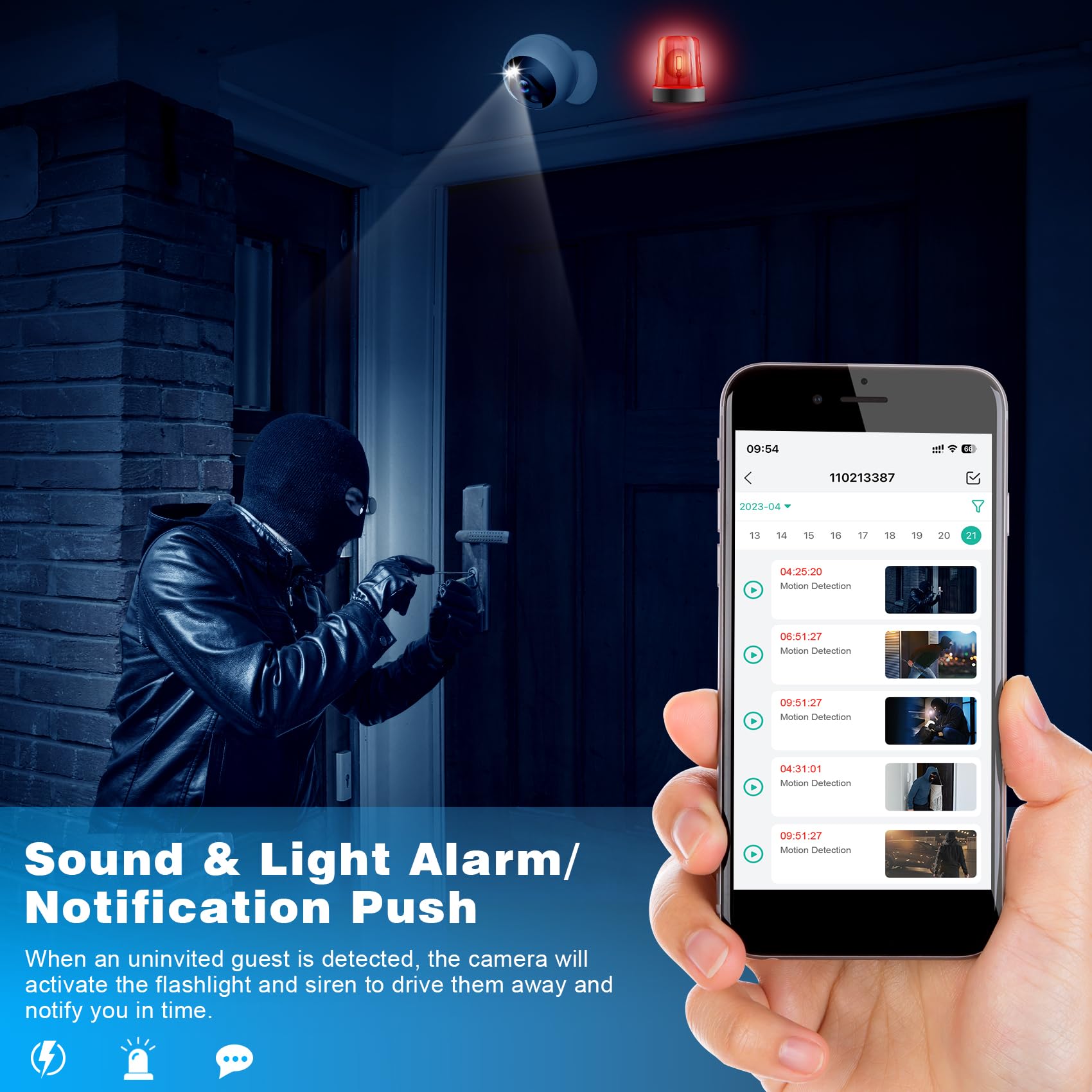 Litymol Security Cameras Wireless Outdoor/Indoor, 2K Magnetic Mount Wifi Cameras For Home Security With Ai Motion Detection, 32G