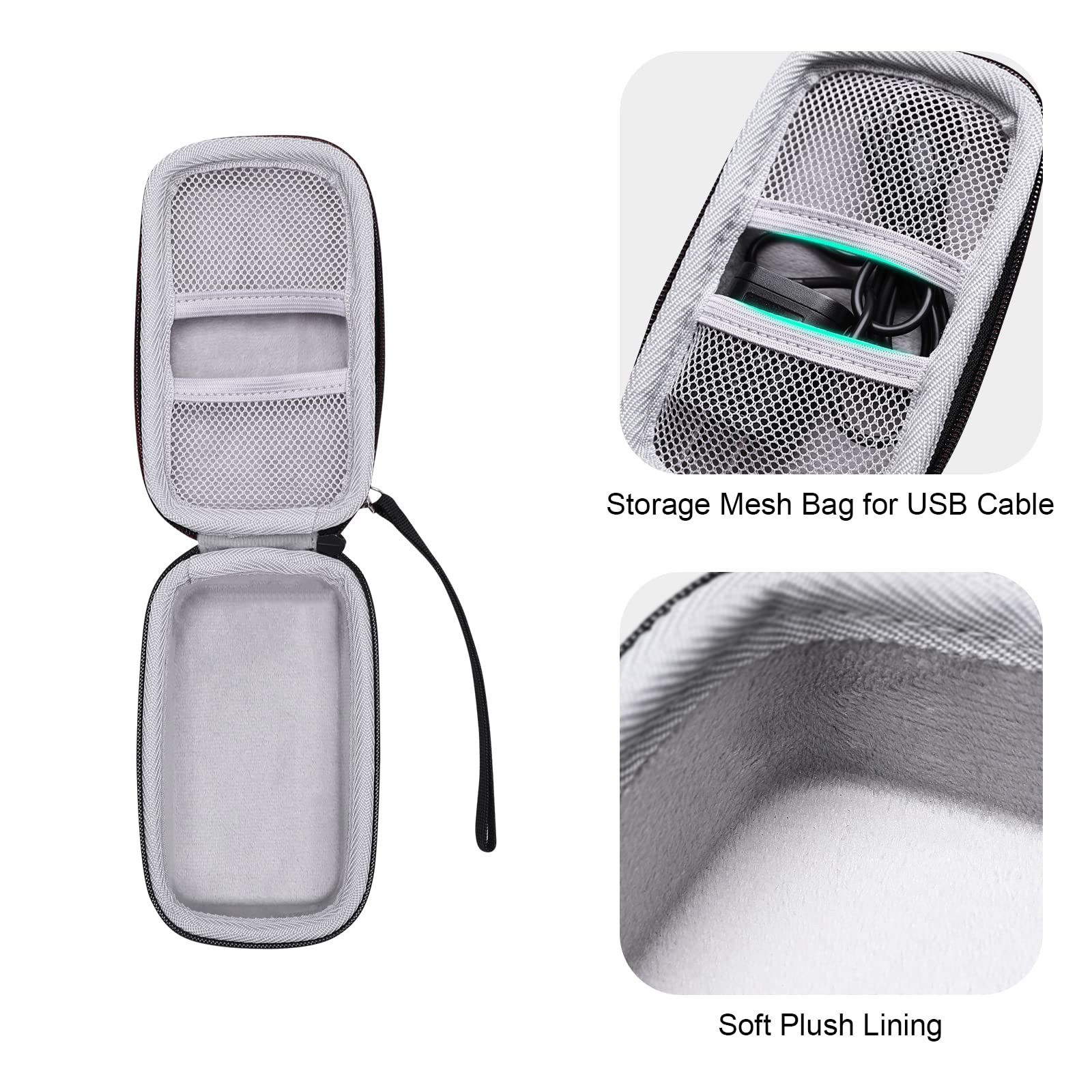 Xanad Hard Case For Andis Ts 1 17235/17220 /17200/17150 /17155/17160 Pro Foil Lithium Titanium Foil Shaver   Travel Protective C