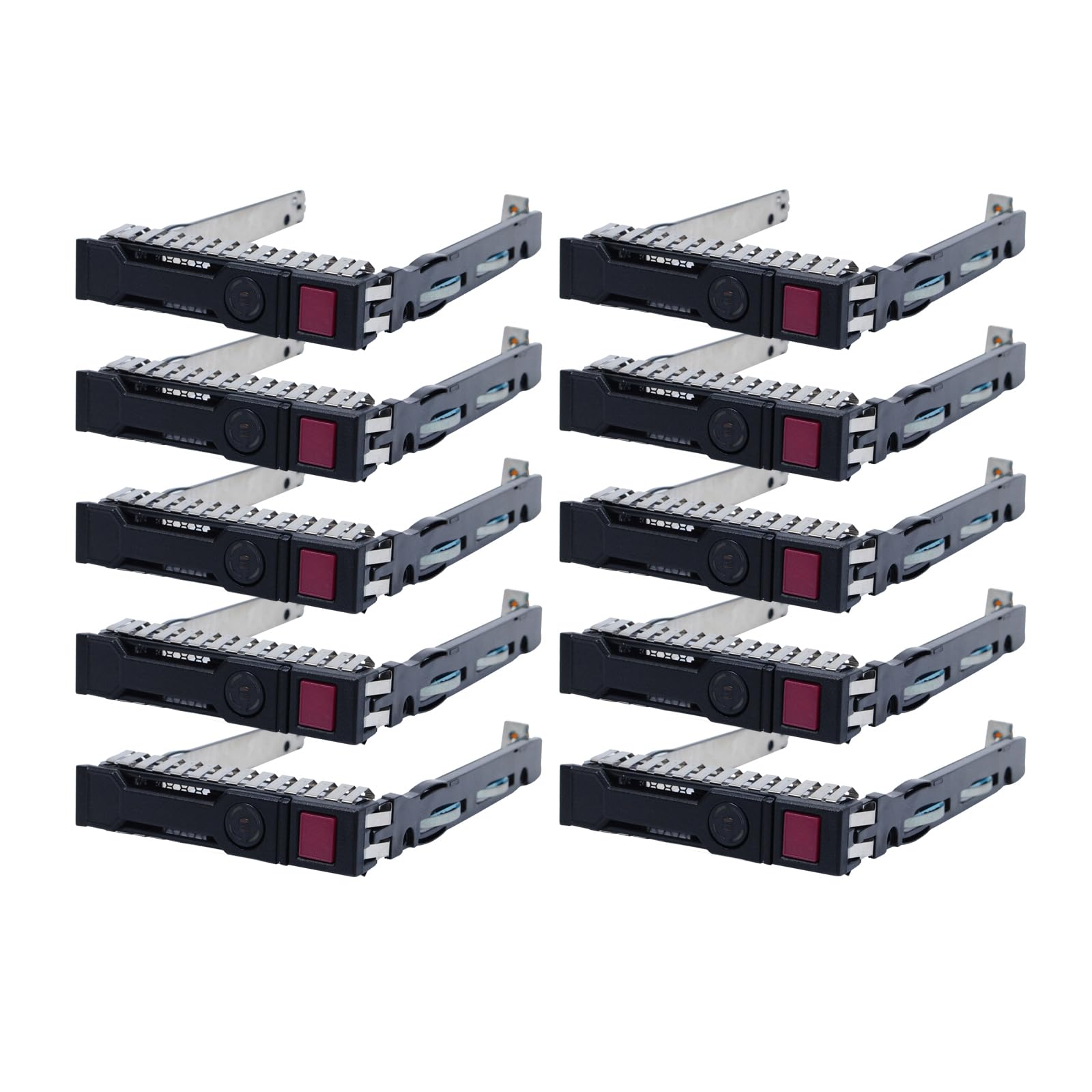 Hard Drive Caddy 2.5'' Sas Sata Drive Caddy 651687 001 651699 001 Ssd Bracket Compatible For Hp Gen8 Gen9 G8 G9 Ml350P Dl360E Dl