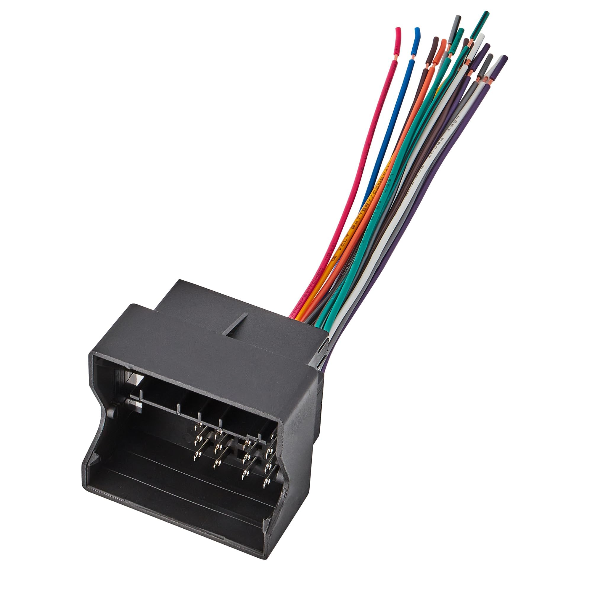 Nuith Car Stereo Radio Wire Harness Compatible With Audi/Bmw/Volkswagen 2002 2015 Vehicles Power/Speaker Adapter Allows Installa