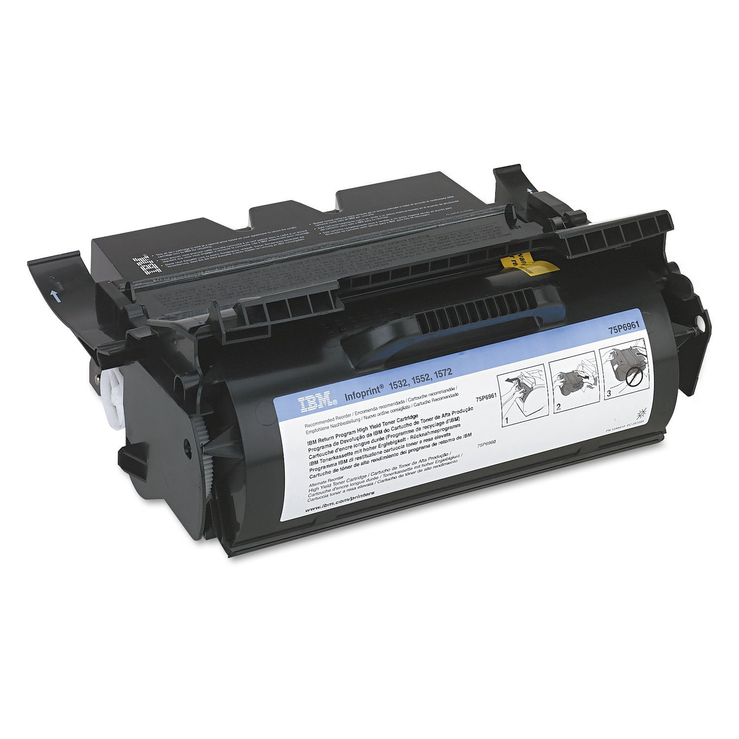 75P6961 High Yield Toner, 21000 Page Yield, Black