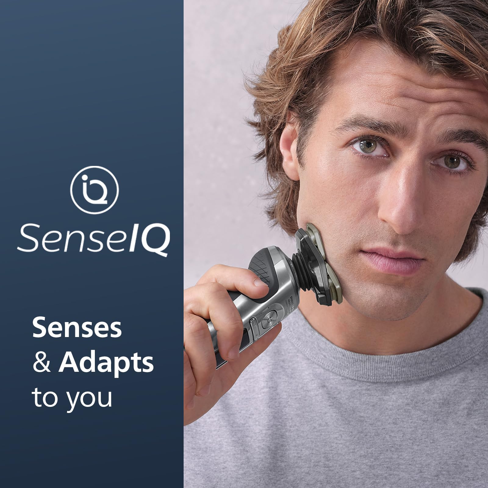 Philips Norelco S9000 Prestige Rechargeable Wet & Dry Electric Rotary Shaver With Precision Trimmer, Premium Case & Cleaning Sys