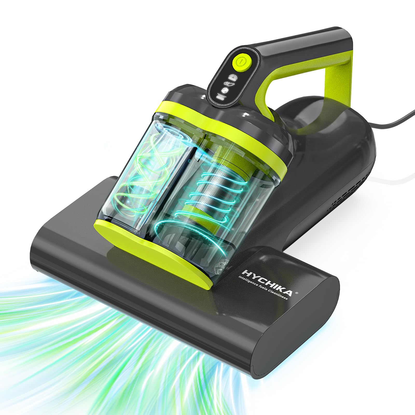 Mattress Vacuum Cleaner UV for Pet Hair,16kPa Power Suction UV Bed Vacuum Cleaner,140F Heated Function,Ultrasonic High Tapping,H