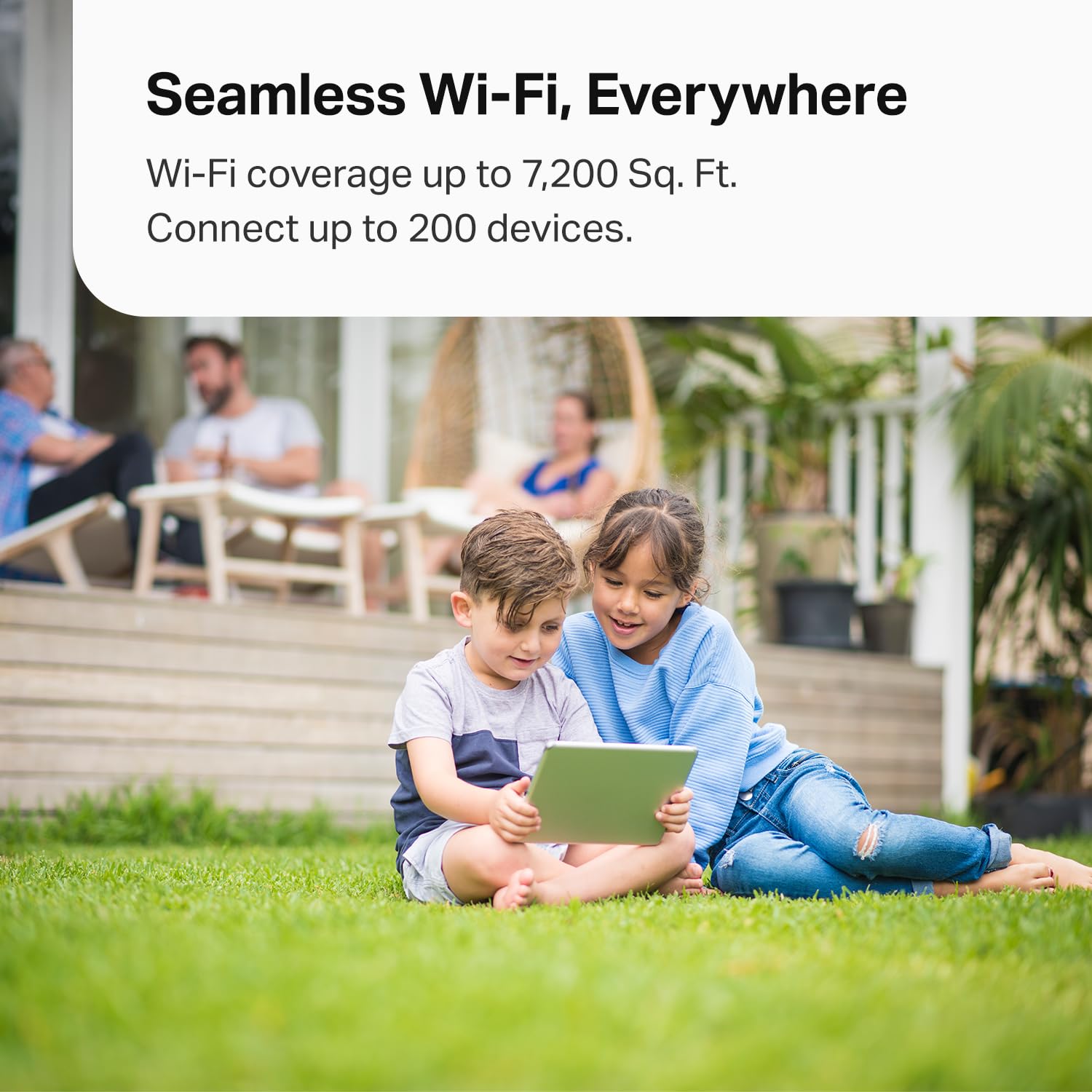 Tp Link Deco Axe4900 Tri Band Wifi 6E Mesh Wifi System (Deco Xe70 Pro)| 2.5G Wan/Lan Ports | 4.9 Gbps Wi Fi | 7,200 Sq. Ft Cover