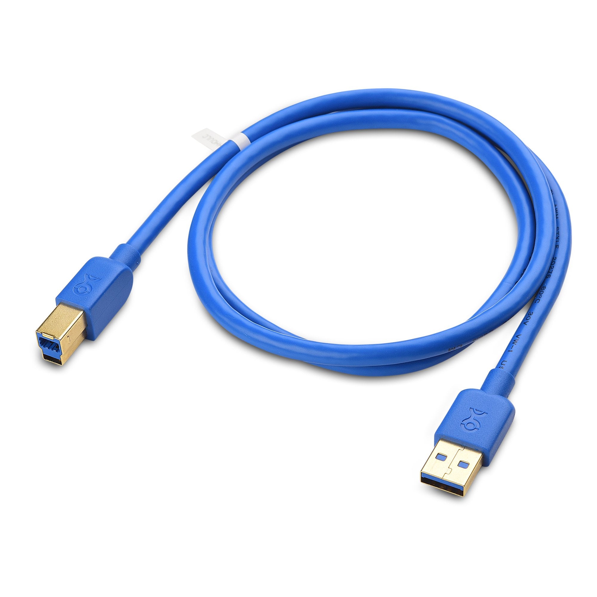 Cable Matters Short Usb 3.0 Cable (Usb 3 Cable, Usb 3.0 A To B Cable) In Blue 3 Ft