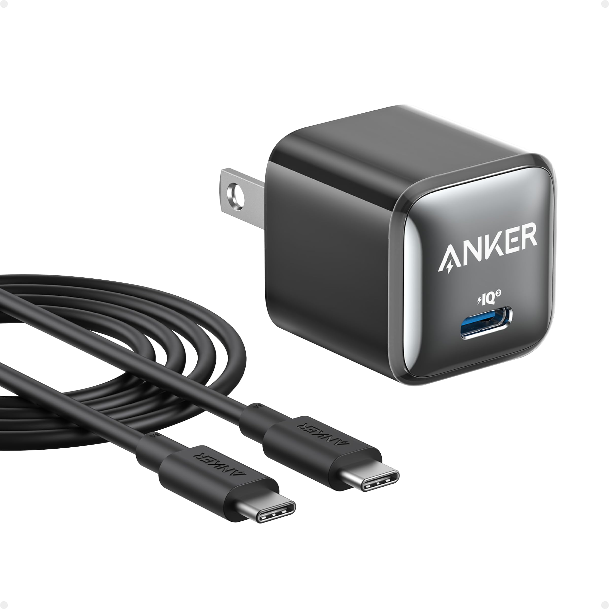 Anker Usb C Charger Block 20W, Anker 511 Charger (Nano Pro), Piq 3.0 Compact Fast Charger For Iphone 15/15 Plus/15 Pro/15 Pro Ma