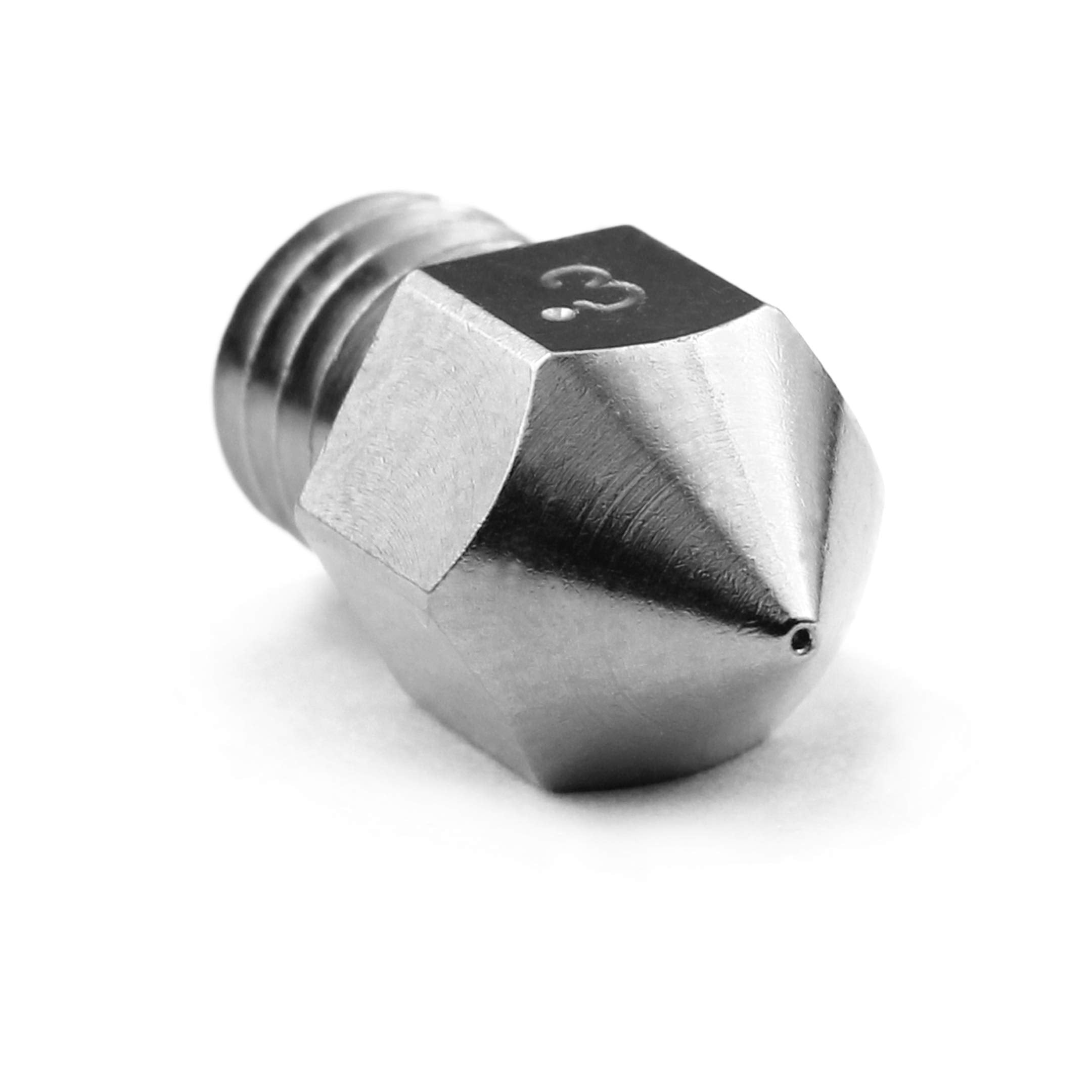 Microswiss Mk8 Brass Plated Wear Resistant Nozzle (Makerbot, Craftbot, Creality, Cr10, Ender, Tevo Tornado) (Value Pack)