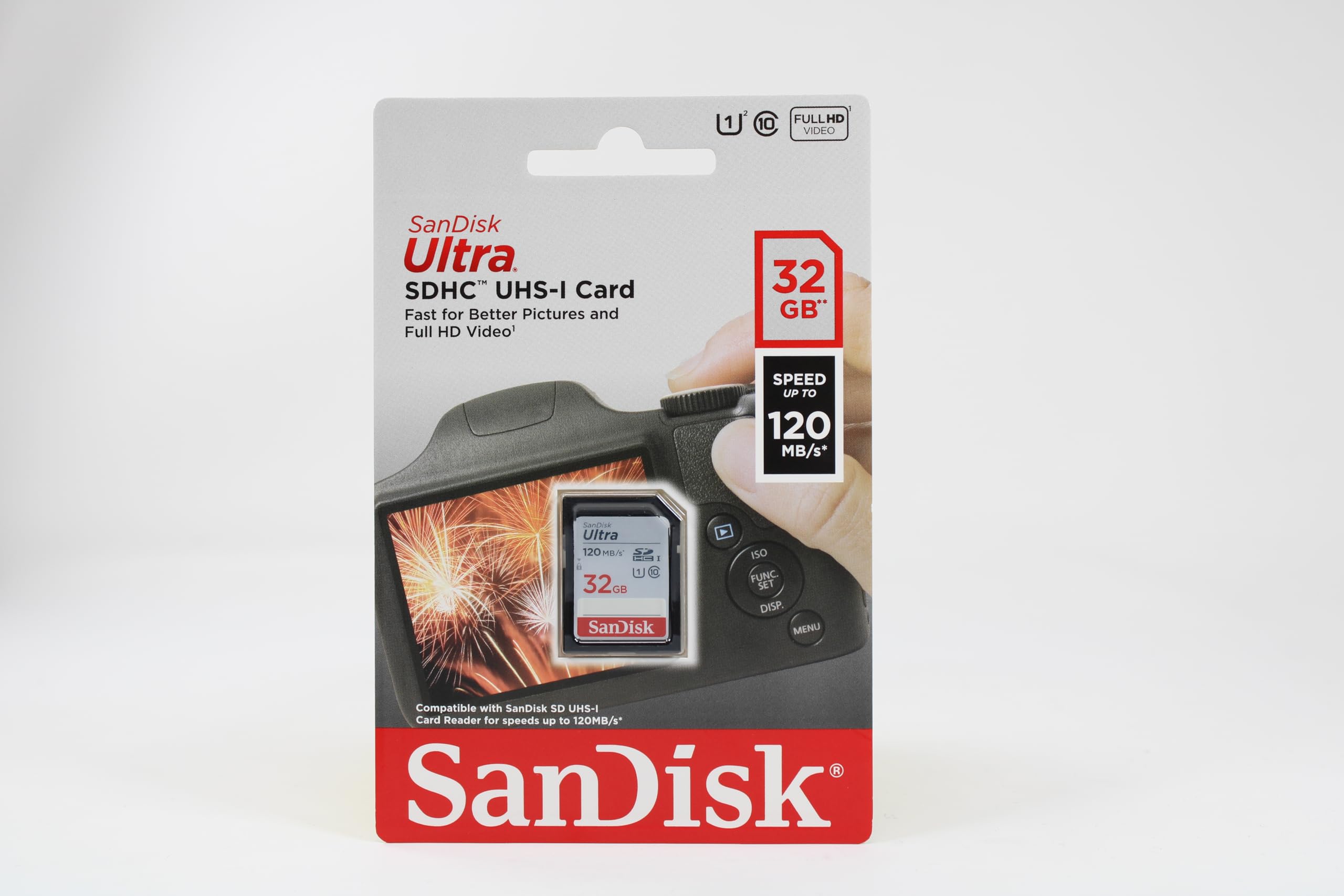 Sandisk 32Gb Ultra Sdhc Uhs I Memory Card   120Mb/S, C10, U1, Full Hd, Sd Card   Sdsdun4 032G Gn6In
