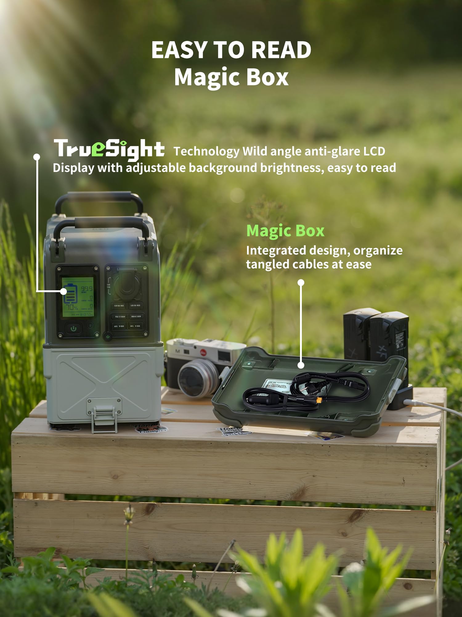 Ehom Portable Power Station, Ep600 2 512Wh Lifepo4 Eve Battery Solar Generator Home Backup 120V Ac/5521/Usb/Car/Wireless, 600W (