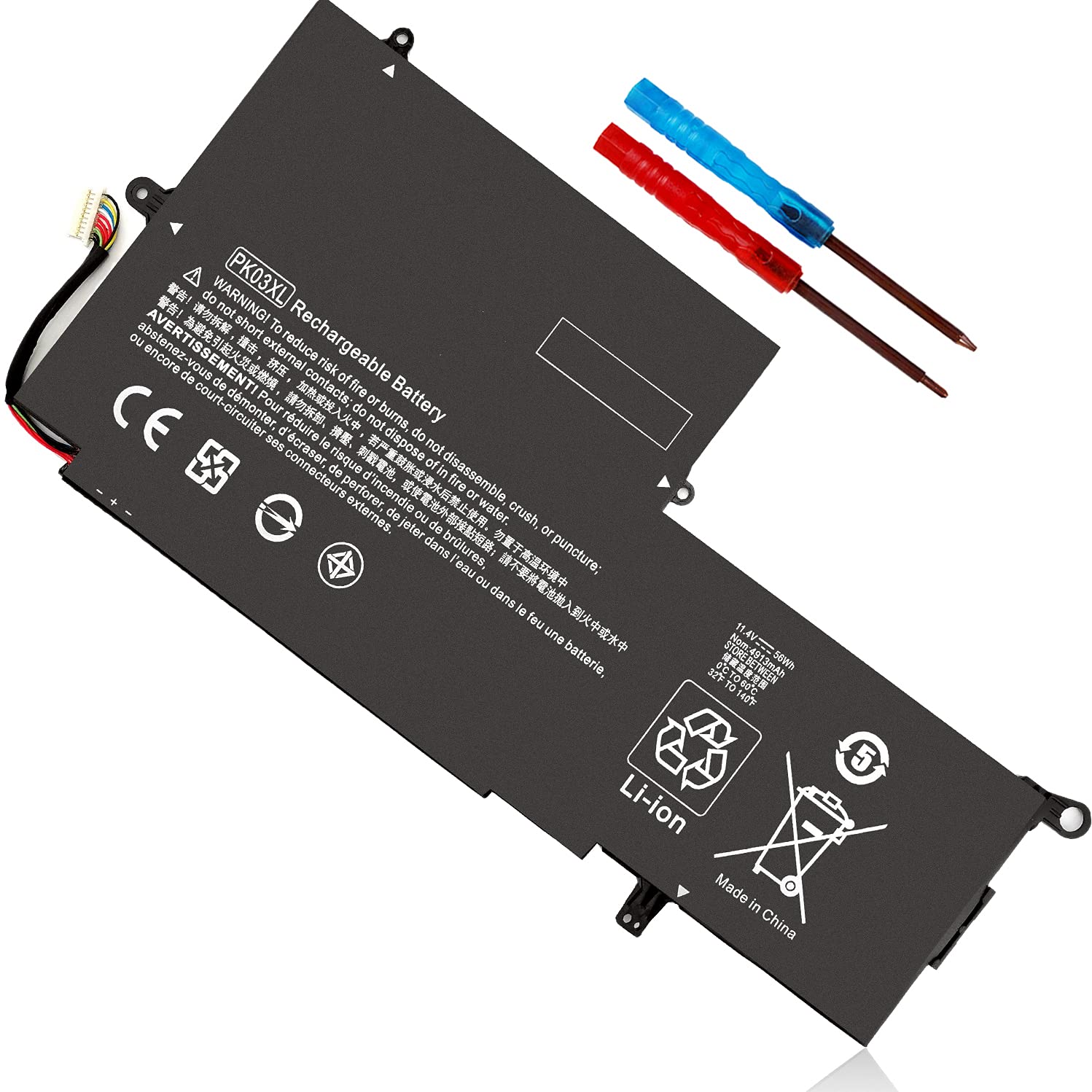 Pk03Xl Battery For Hp Envy X360 Convertible 13 Y0Xx 13 Y013Cl Battery Replacement,For Hp Spectre X360 13 4101Dx 13 4102Dx 13 410