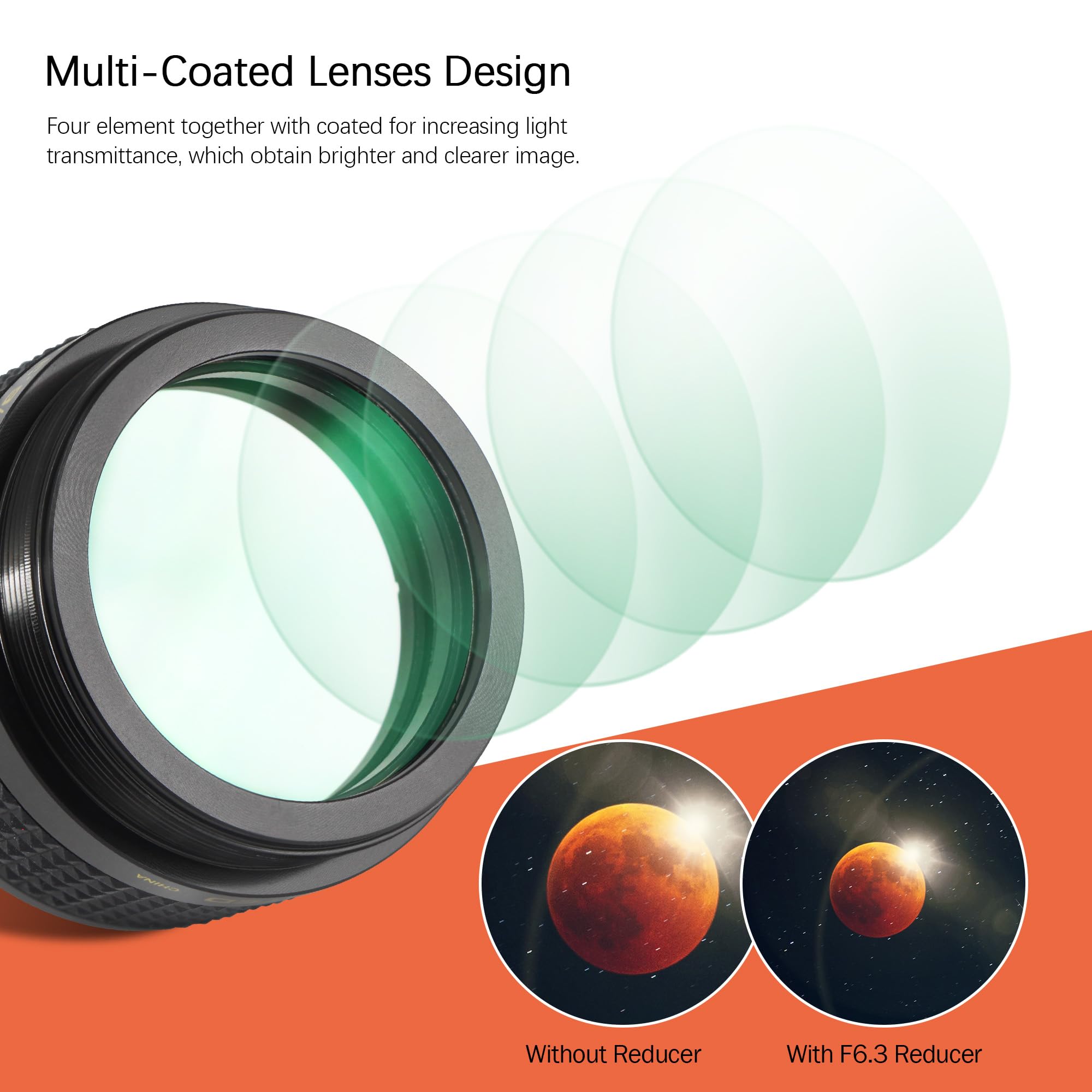 Astromania F/6.3 Reducer Corrector For C Series Telescopes
