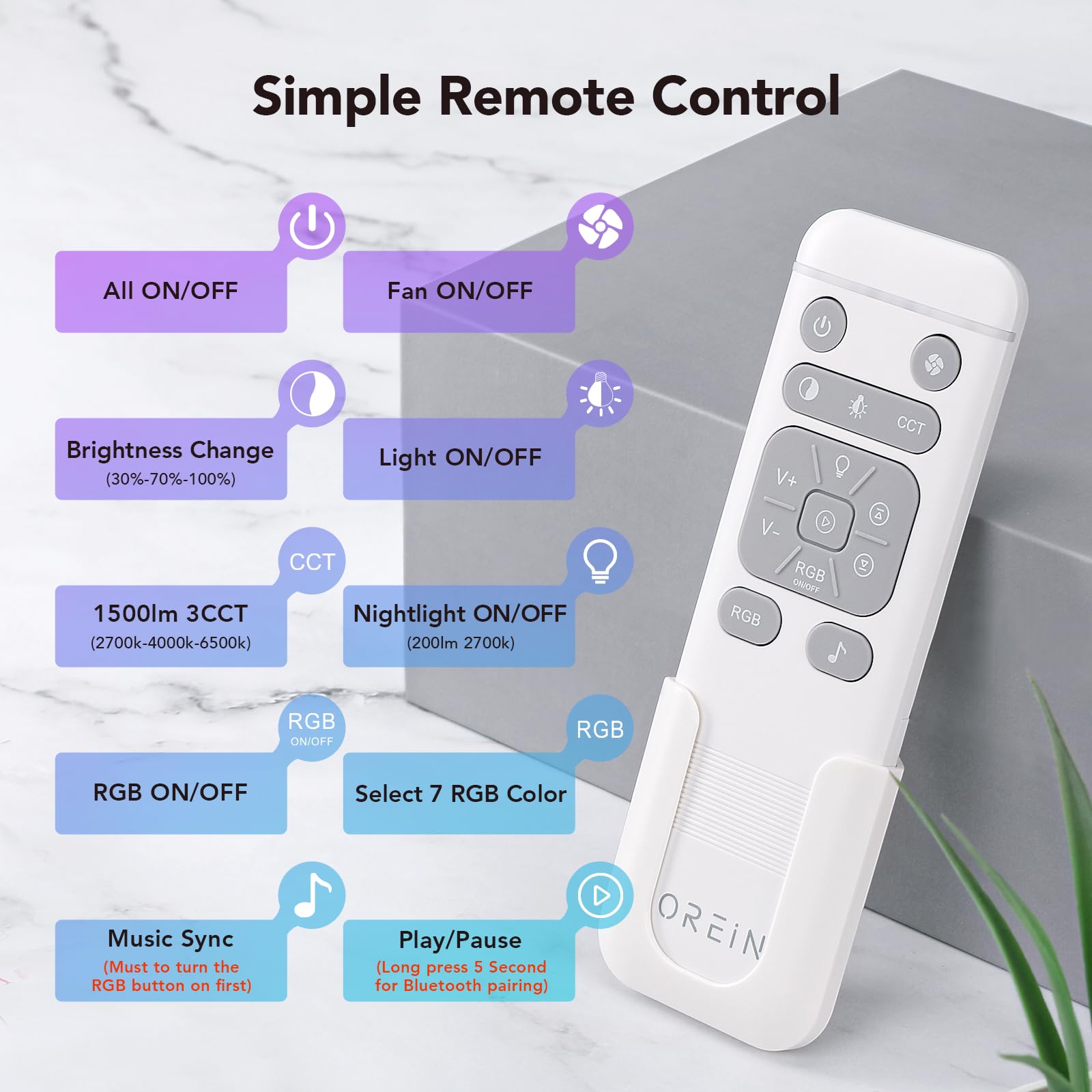 Orein Ol005 Bathroom Fan With Bluetooth Speaker, 110/160 Cfm 1.0 Sone Bathroom Exhaust Fan With Light, 40W Bathroom Fan With Lig