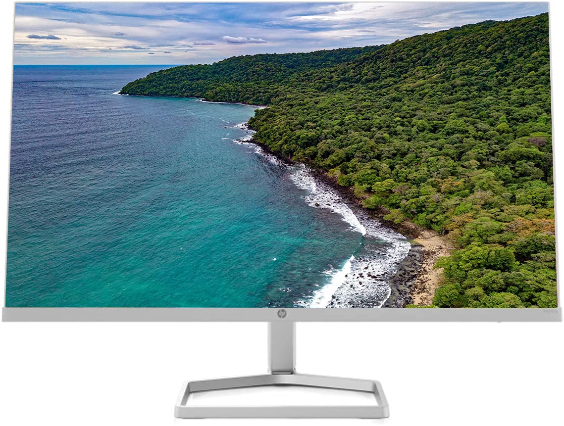 Hp M24Fw 24 Inch Fhd (1920 X 1080) 75Hz Anti-Glare Monitor, On-Screen Controls, Amd Freesync, Low Blue Light Mode, White