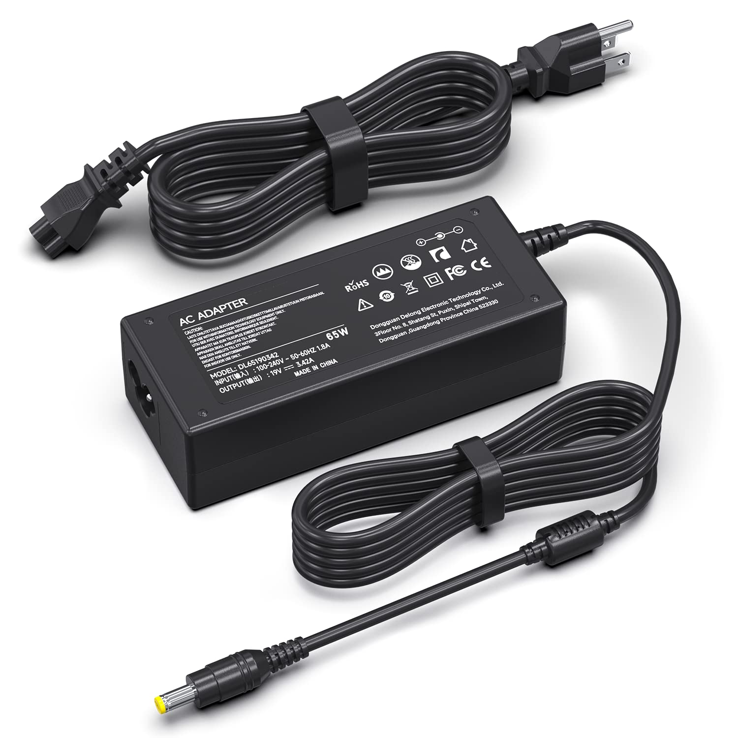 65W Laptop Charge For Acer Aspire E15 E5 E5 575 E5 521 R3 R3 471 Aspire 5 V5 V3 R7 M5 S3 E1 Es1 Es1 511 Es1 531 Es1 111M Pa 1650 86 5742 5750 5349 N15Q1 Adapter Power Supply Cord