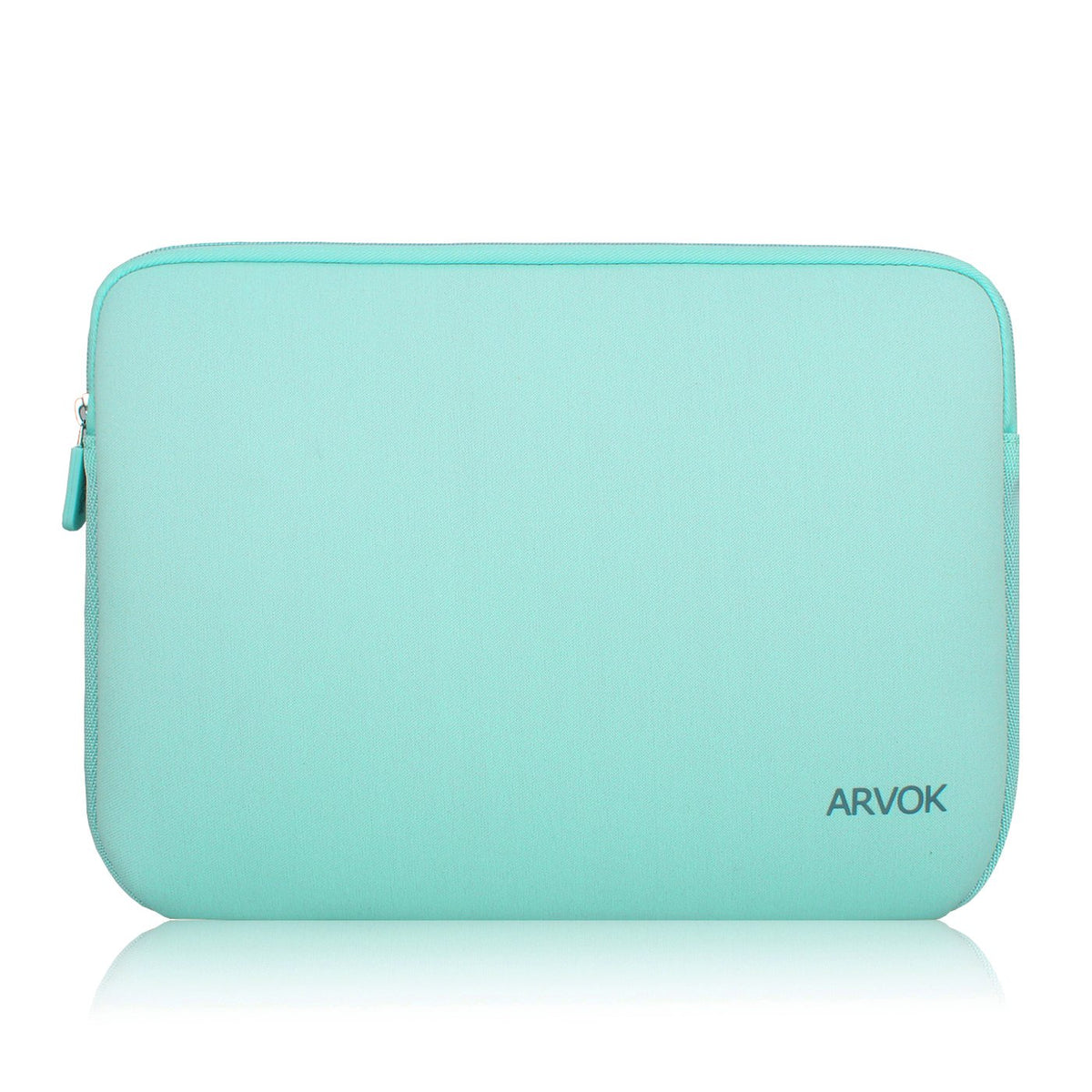 Arvok 13 13.3 14 Inch Laptop Sleeve Case for MacBook Pro/MacBook Air 13-14 inch, Water-Resistant Notebook Chromebook Computer Pouch, Carrying Bag Cover for HP/Dell/Lenovo/Asus/Acer, Light Green
