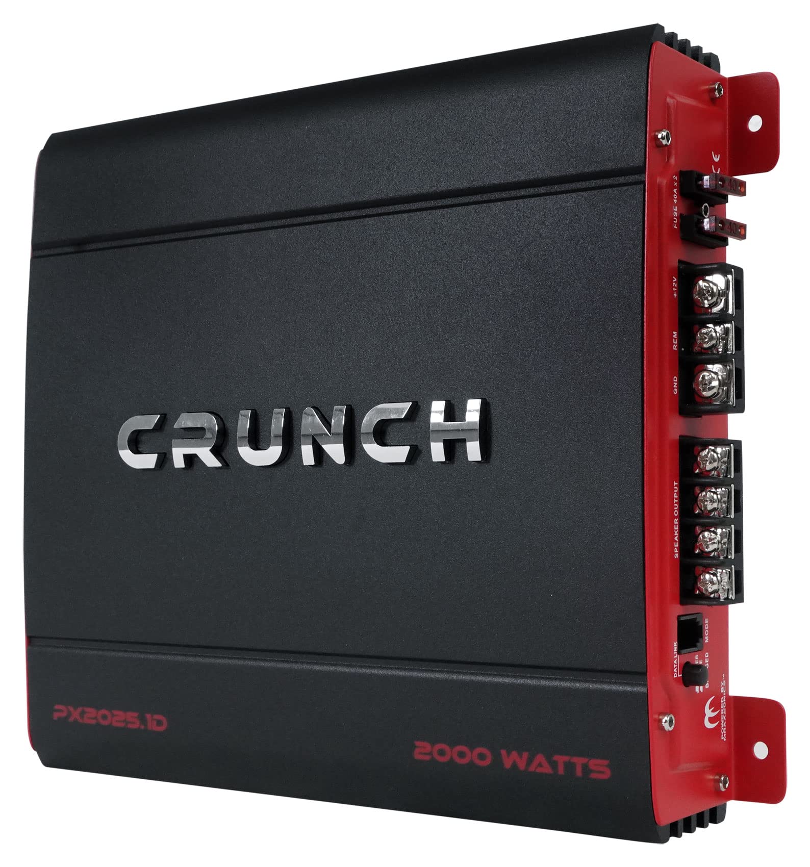 Crunch Px 2025.1D Power X Series 2000 Watt Max Monoblock Class D Amp With Wired Bass Remote