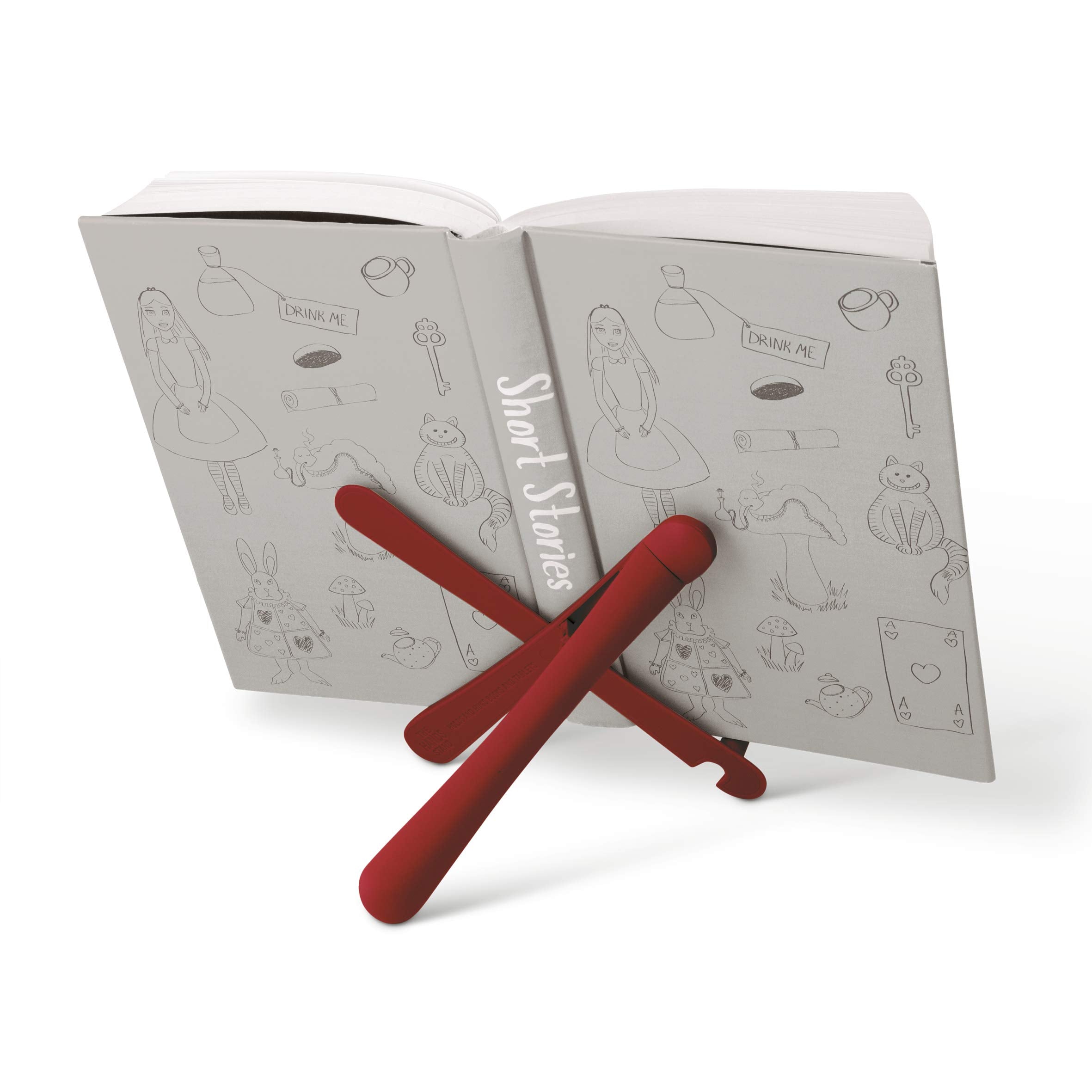 If The Hands Stand, Hands Free Reading Tablet & Book Holder   Scarlet