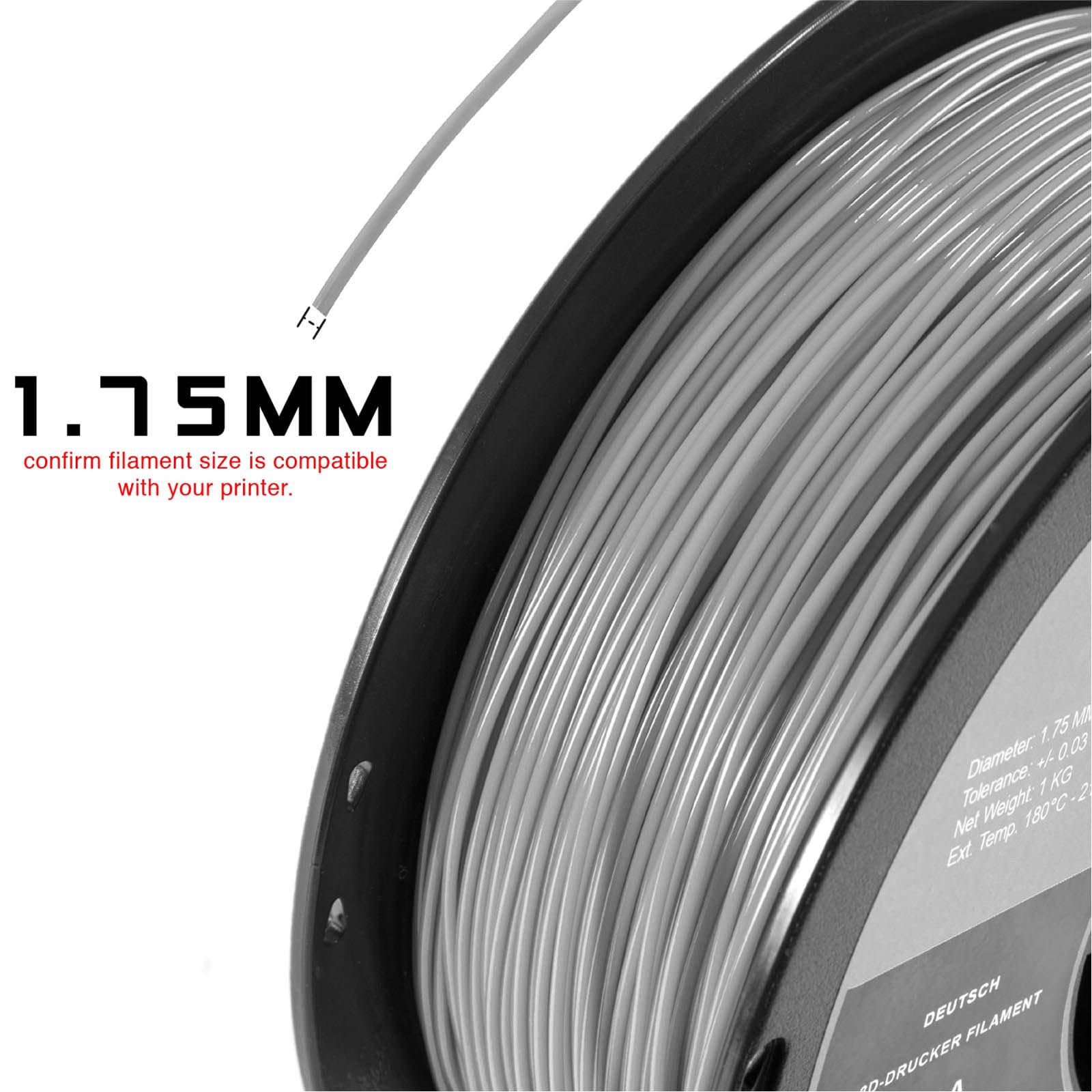 Hatchbox 1.75Mm Light Blue Tpu 3D Printer Filament Shore 95A, 1 Kg Spool, Dimensional Accuracy +/- 0.03 Mm, 3D Printing Filament