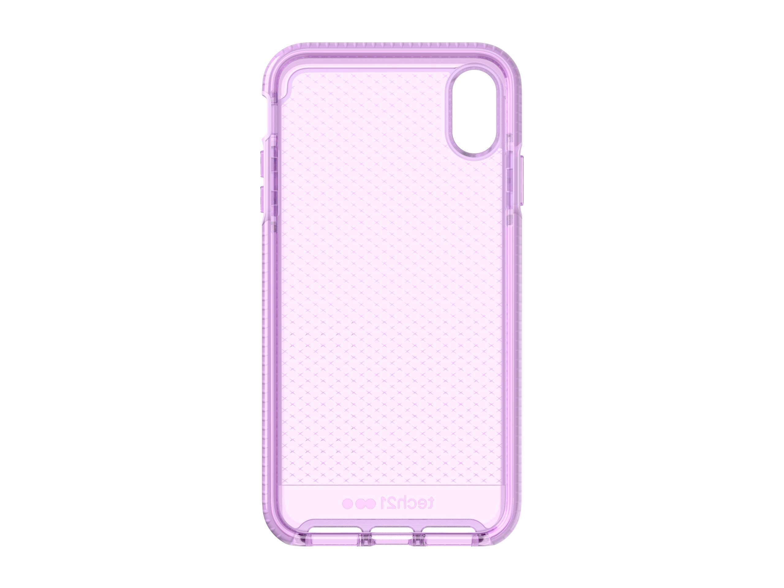 Tech21 Evo Check Apple Iphone Xs Max Phone Case With 12 Ft. Drop Protection   Orchid