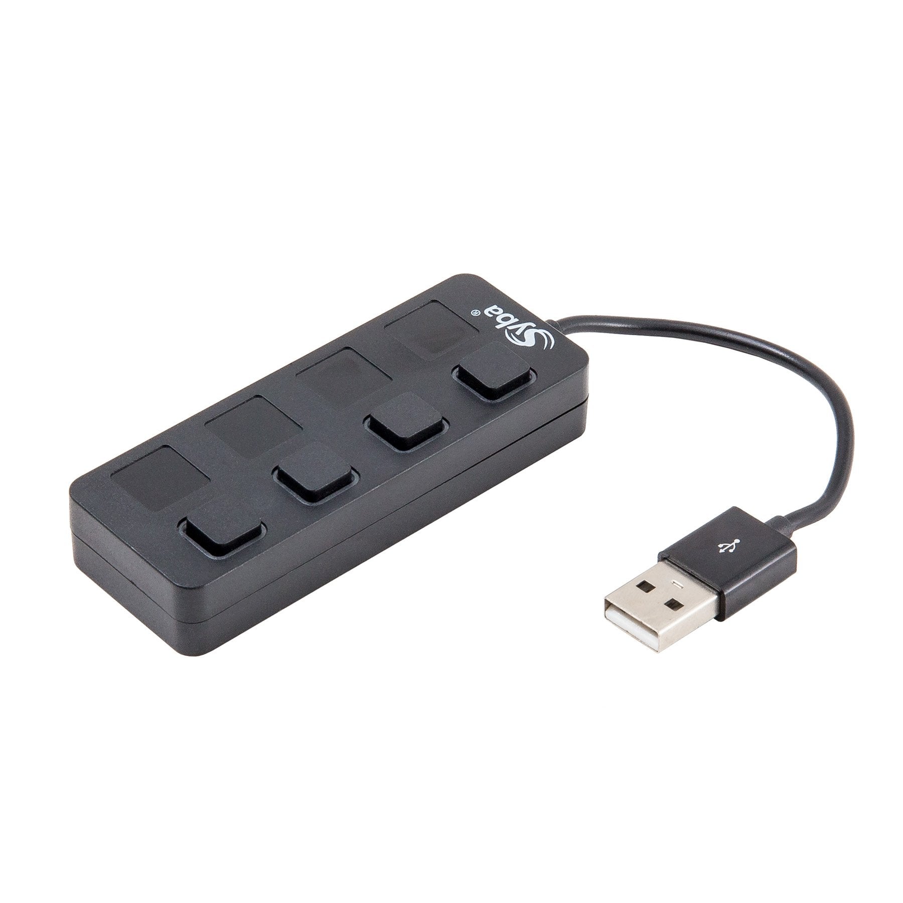 Connectland CL U2MNHUB 4B 4 Ports USB V2.0 Mini Hub (Black)