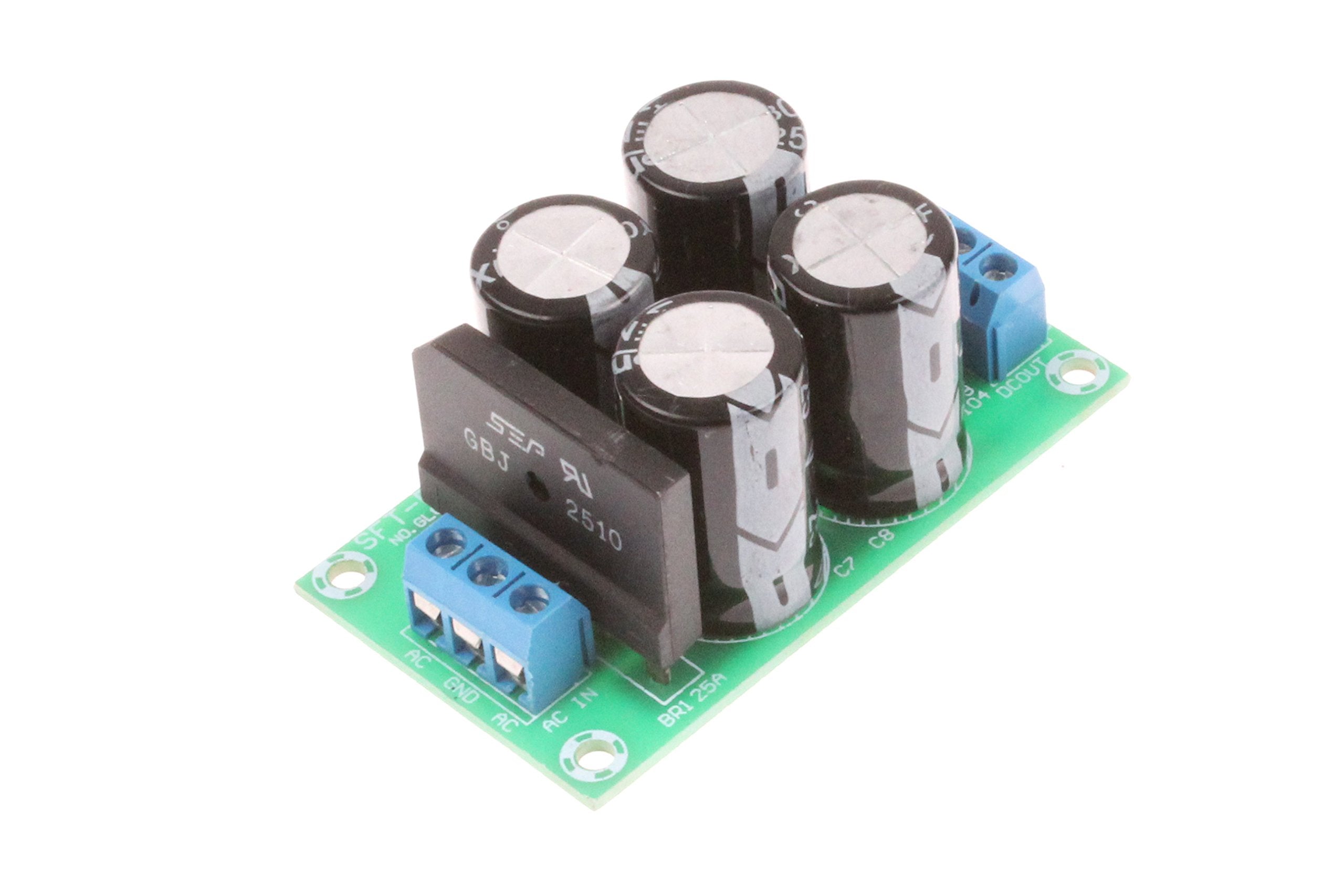 Noyito 25A Dual Power Rectifier Filter Board Ac 9-17V Dc  12-24V Power Amplifier Power Supply Rectifier Board Suitable For Lm187