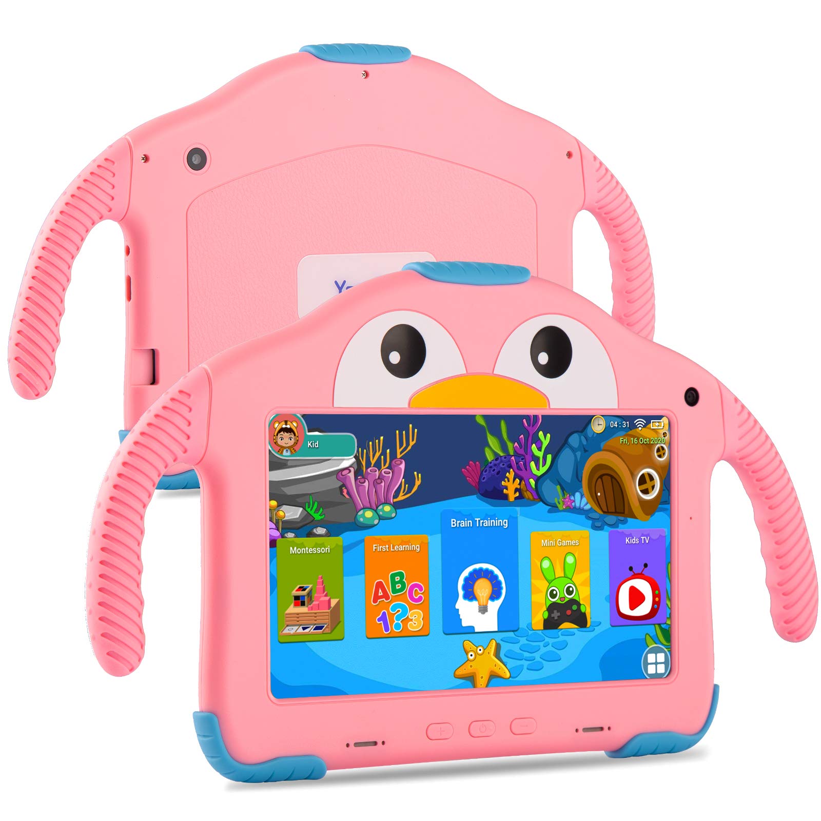 Kids Tablet 7 Inch Tablet For Kids 3 7 Toddler Tablet With Case Wifi Kids Learning Tablet For Toddlers Kids Software Installed K